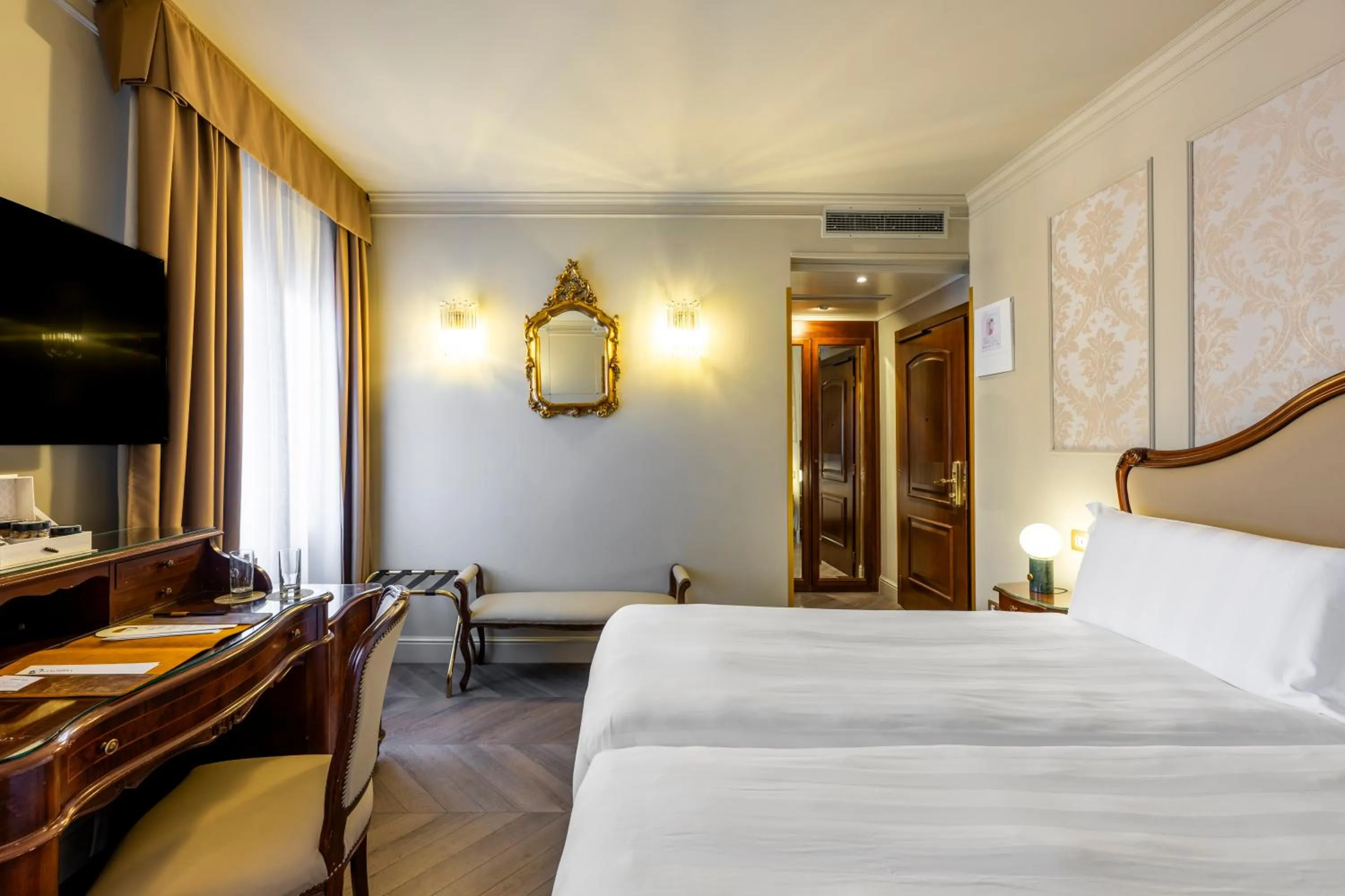 Bed in Hotel Colombina