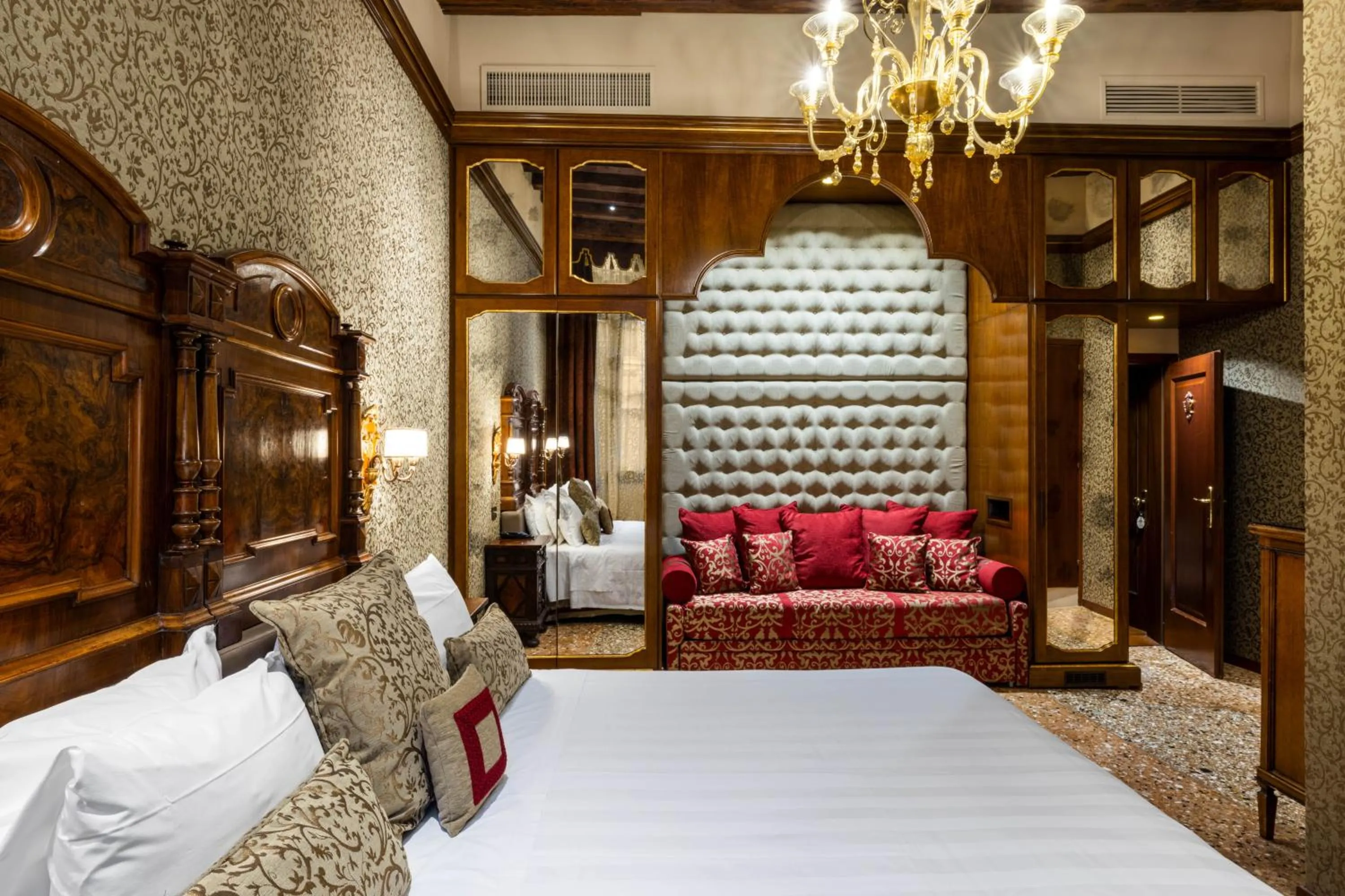 Bedroom, Bed in Hotel Palazzo Priuli