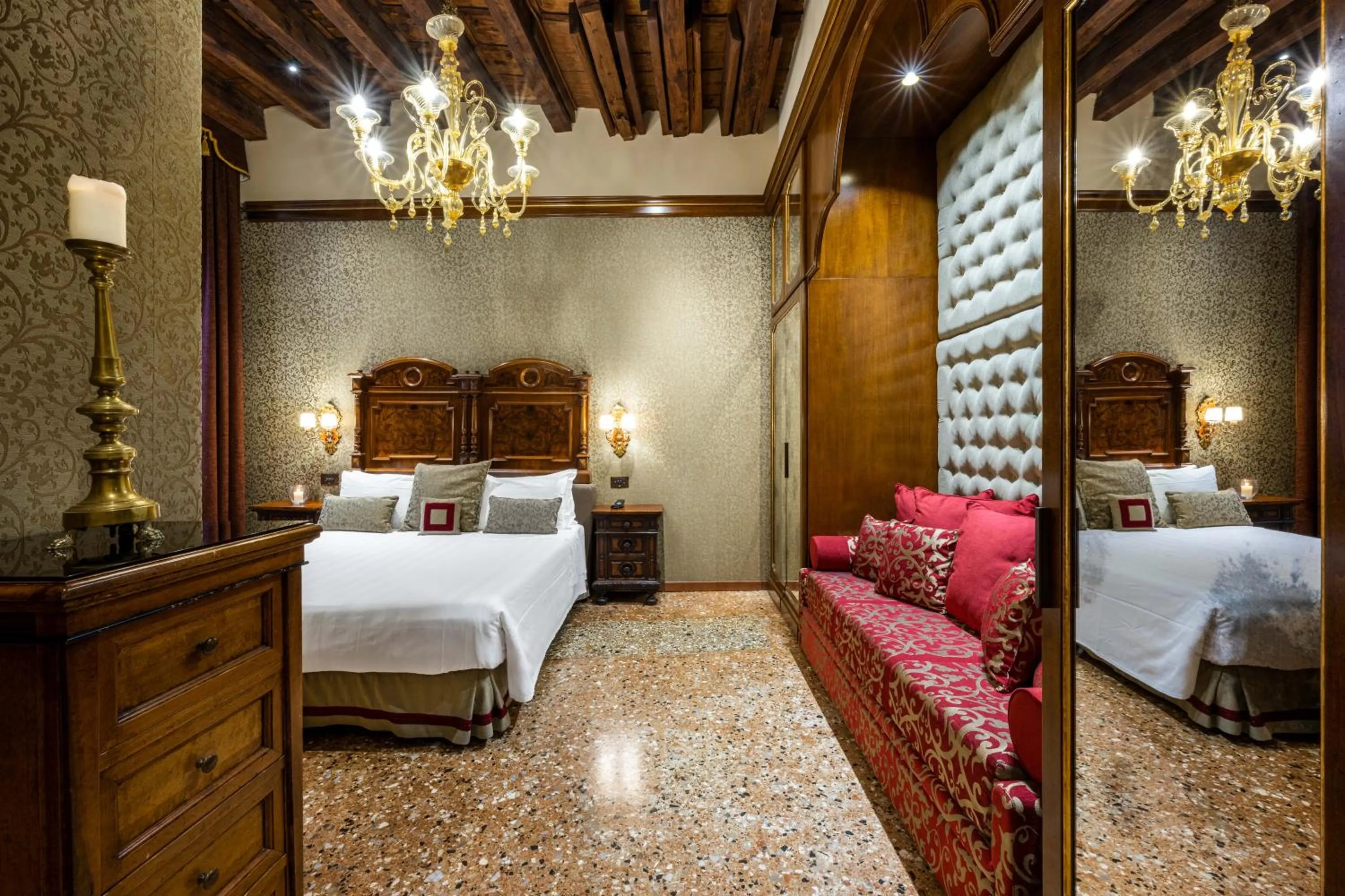 Bedroom, Bed in Hotel Palazzo Priuli