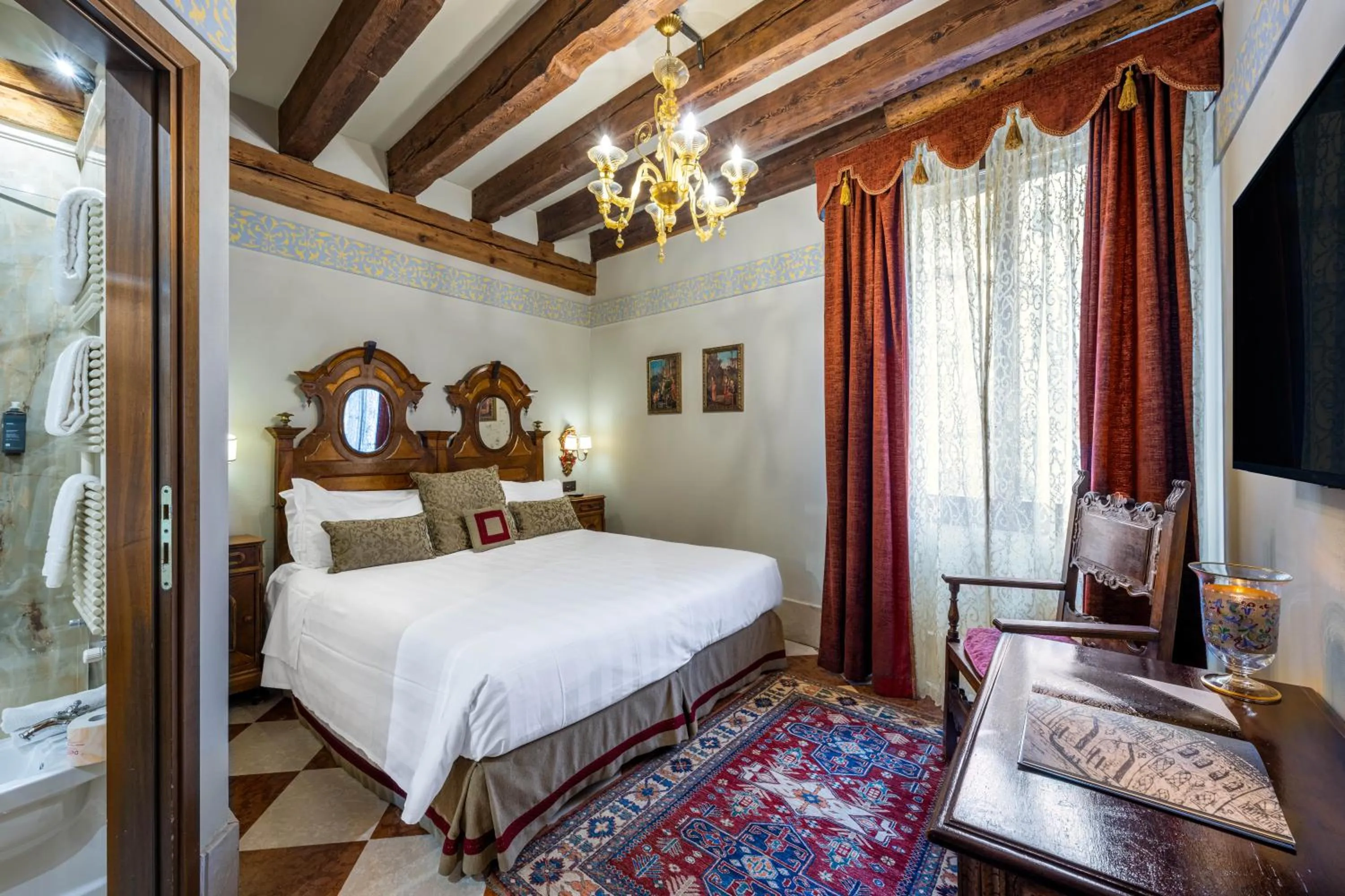 Bedroom, Bed in Hotel Palazzo Priuli