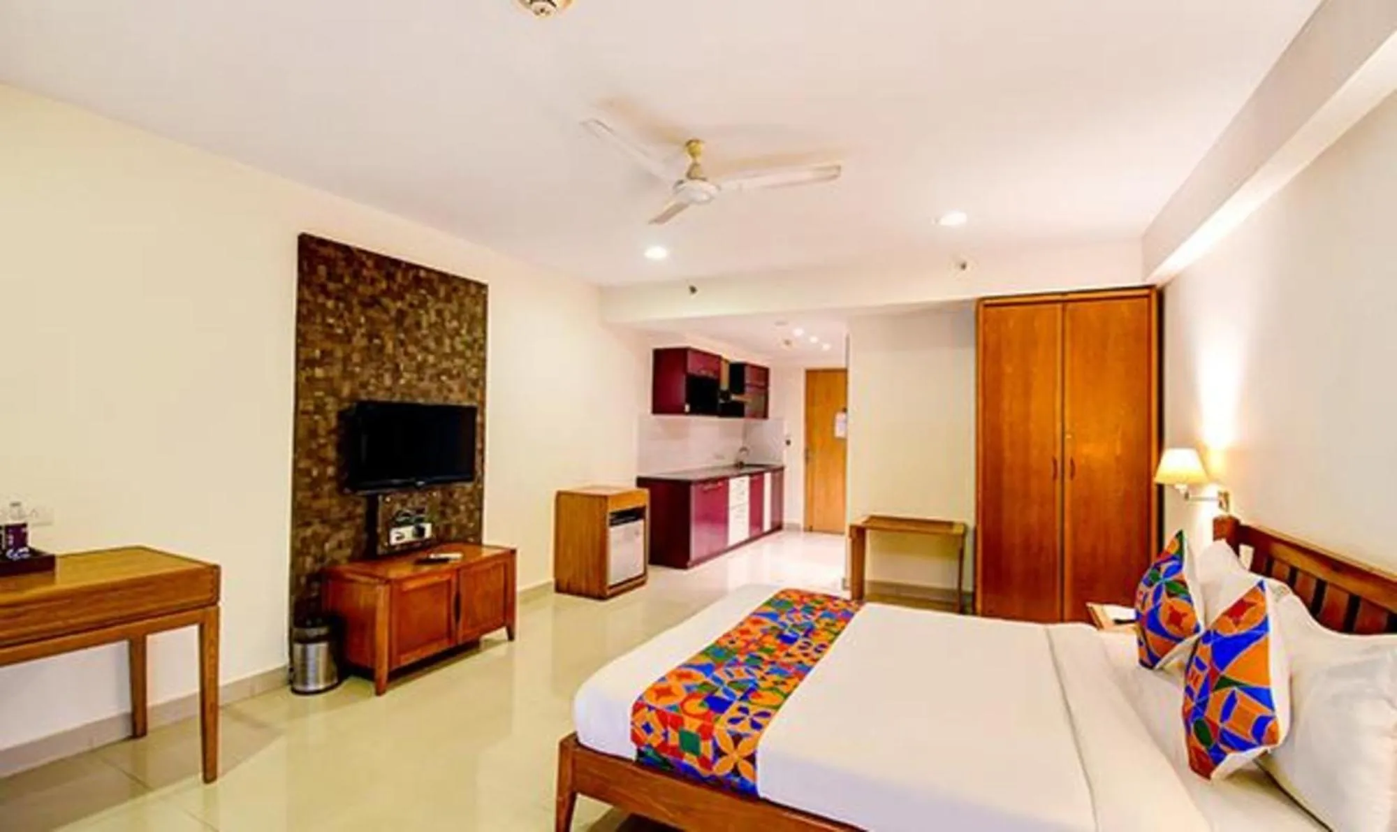 Bed in FabHotel Indeedcare Hotel & Resorts - Nr Kolkata Airport