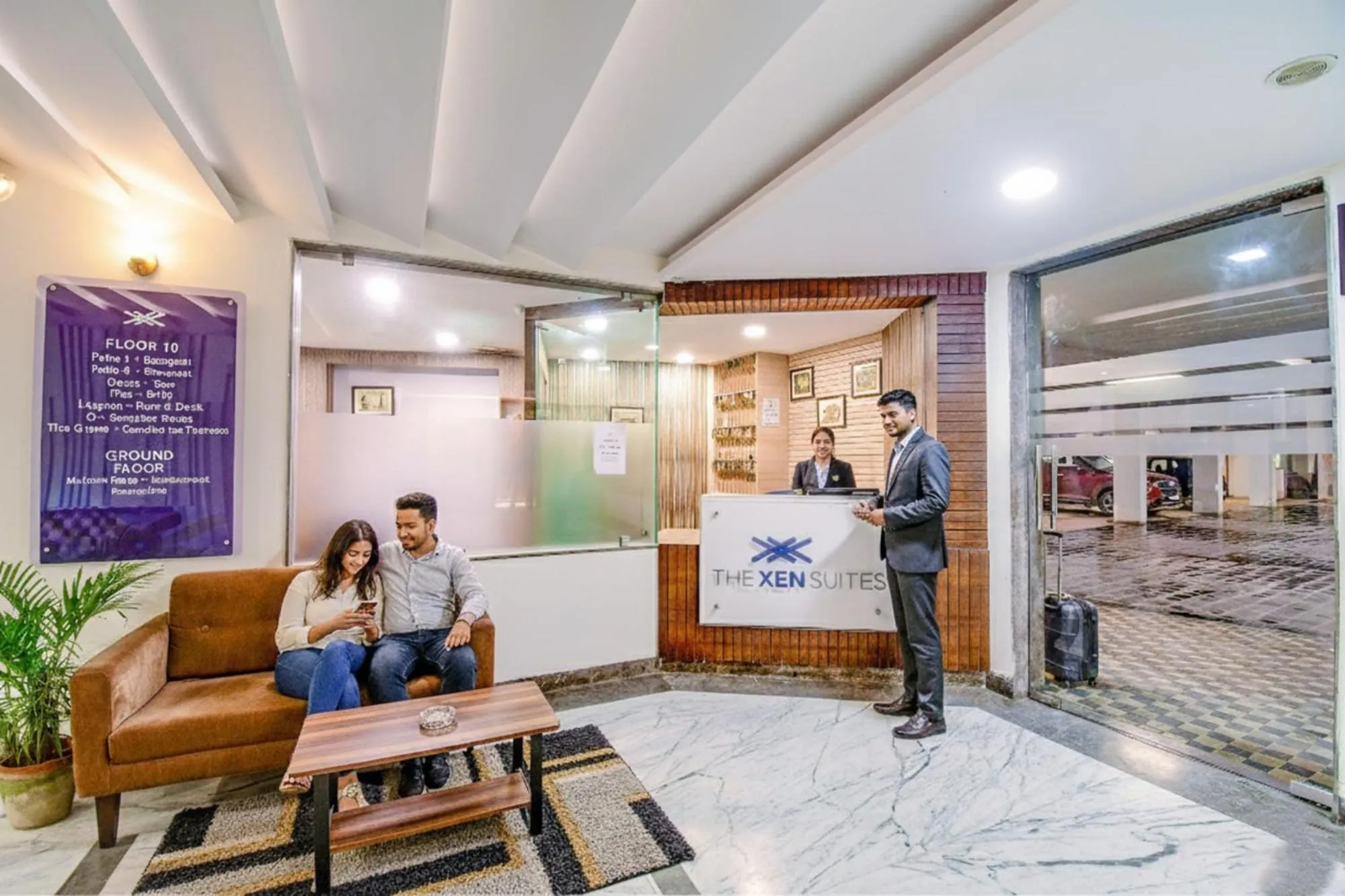 Lobby or reception in FabHotel Indeedcare Hotel & Resorts - Nr Kolkata Airport