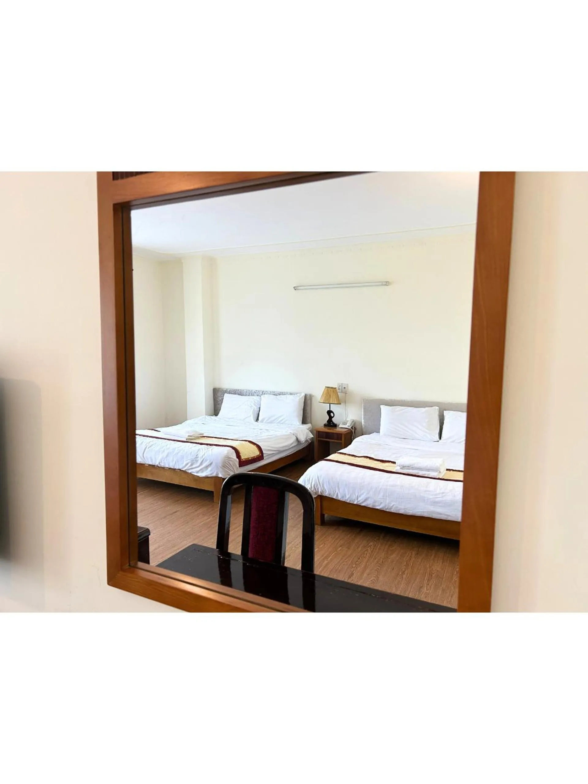 Bed in ANH ĐÀO HOTEL