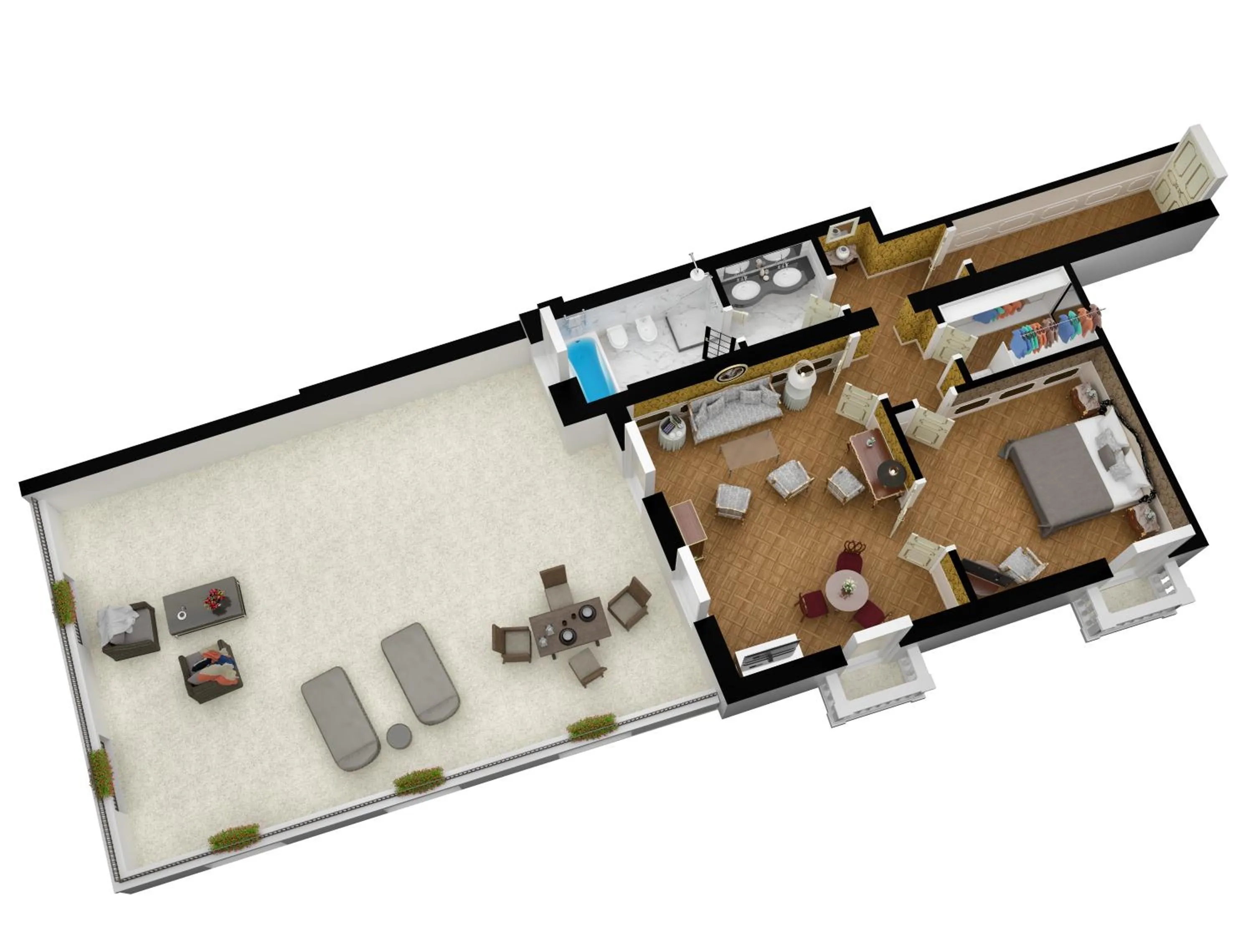 Floor plan in Baglioni Hotel Luna - The Leading Hotels of the World