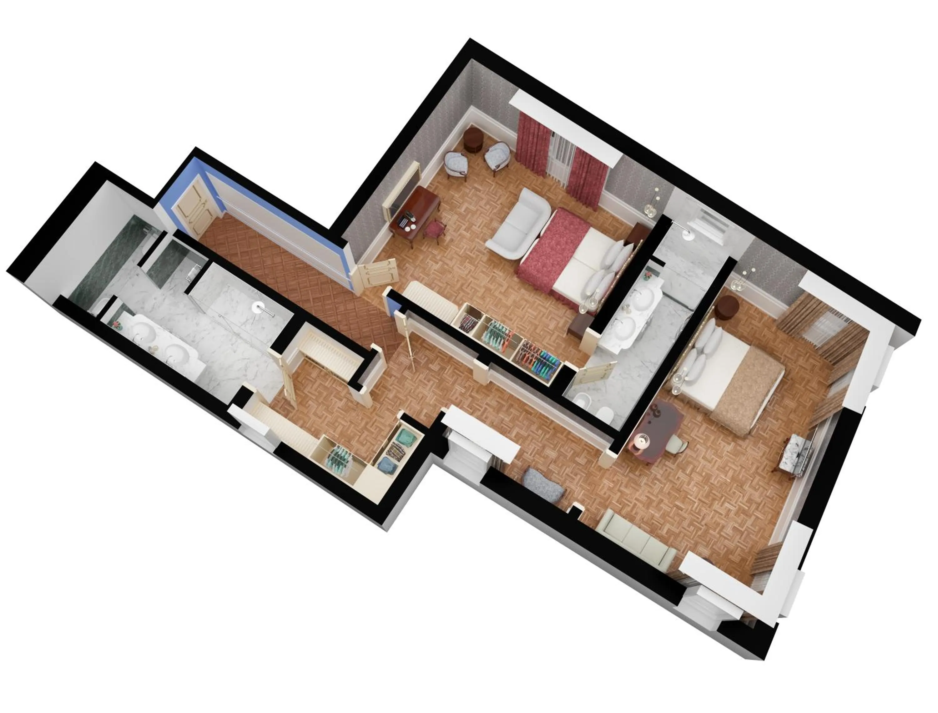 Floor plan in Baglioni Hotel Luna - The Leading Hotels of the World