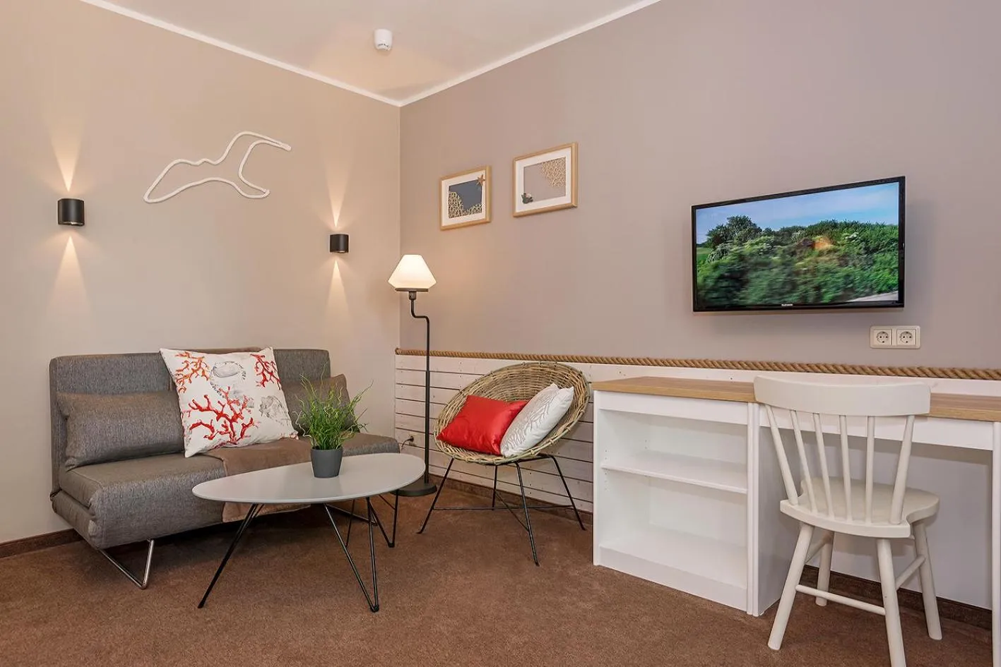 Seating area in Villa-Meehr