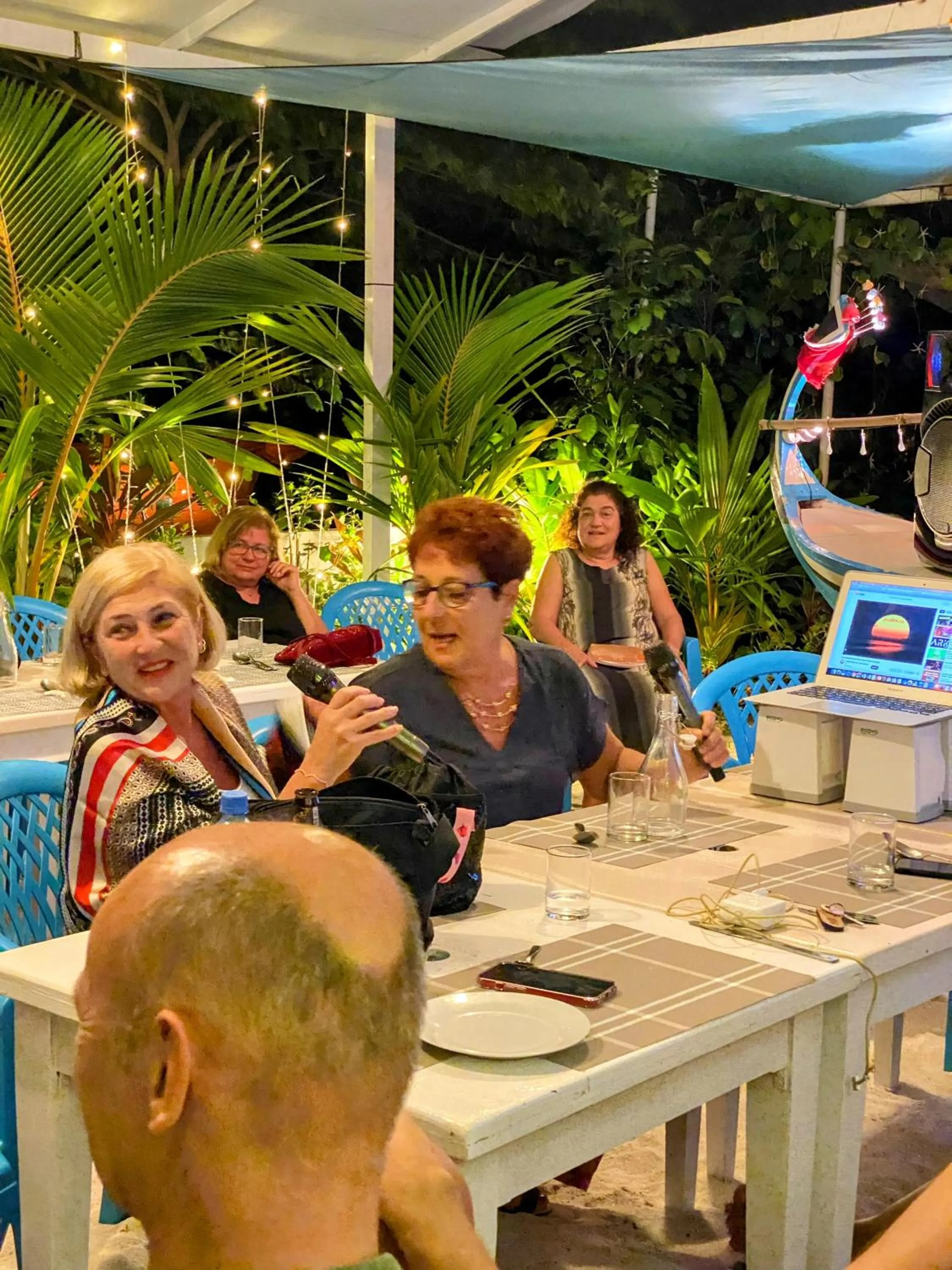 Karaoke in VIVA Beach Maldives