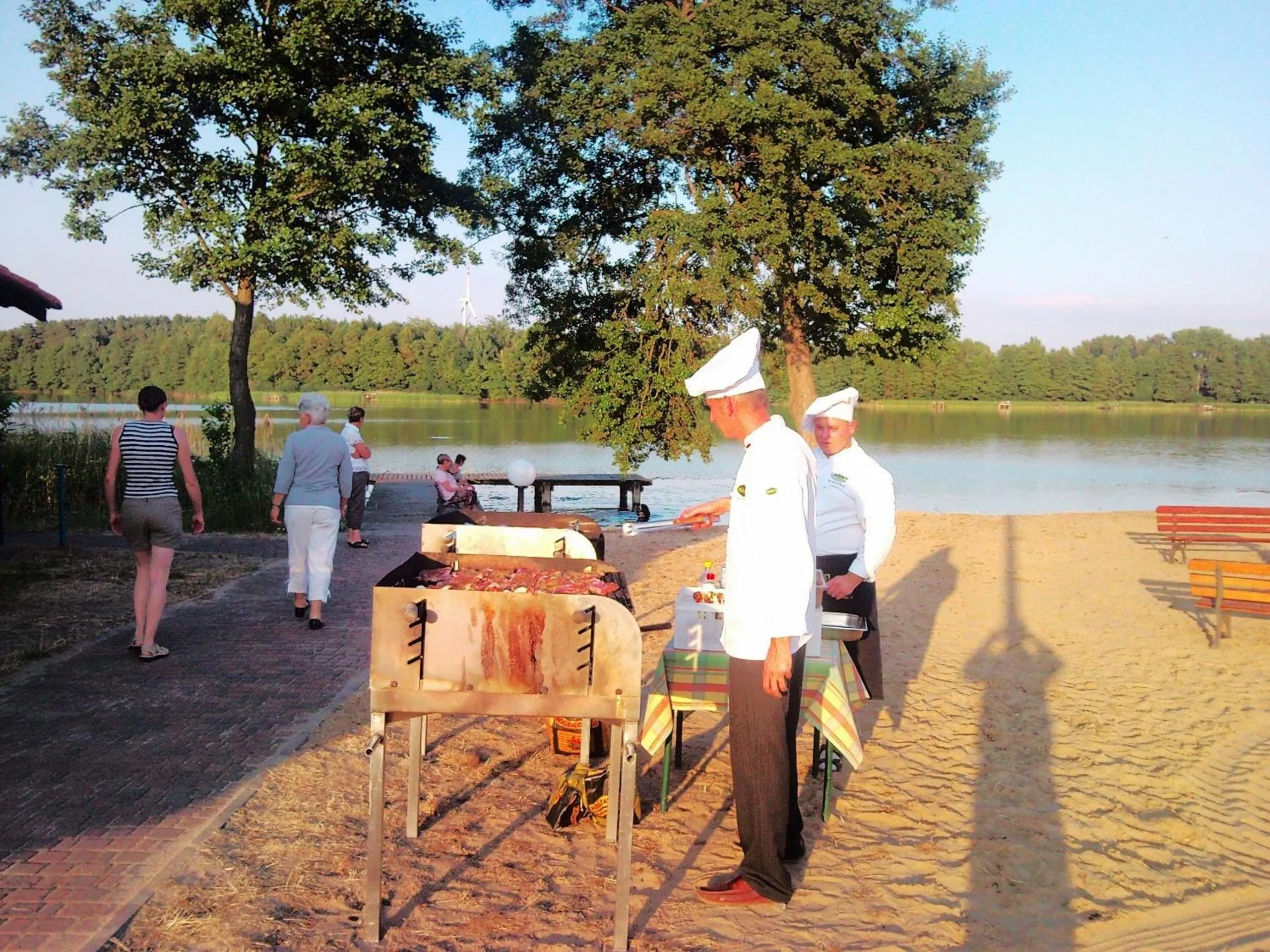 BBQ facilities in Hotel Sypniewo