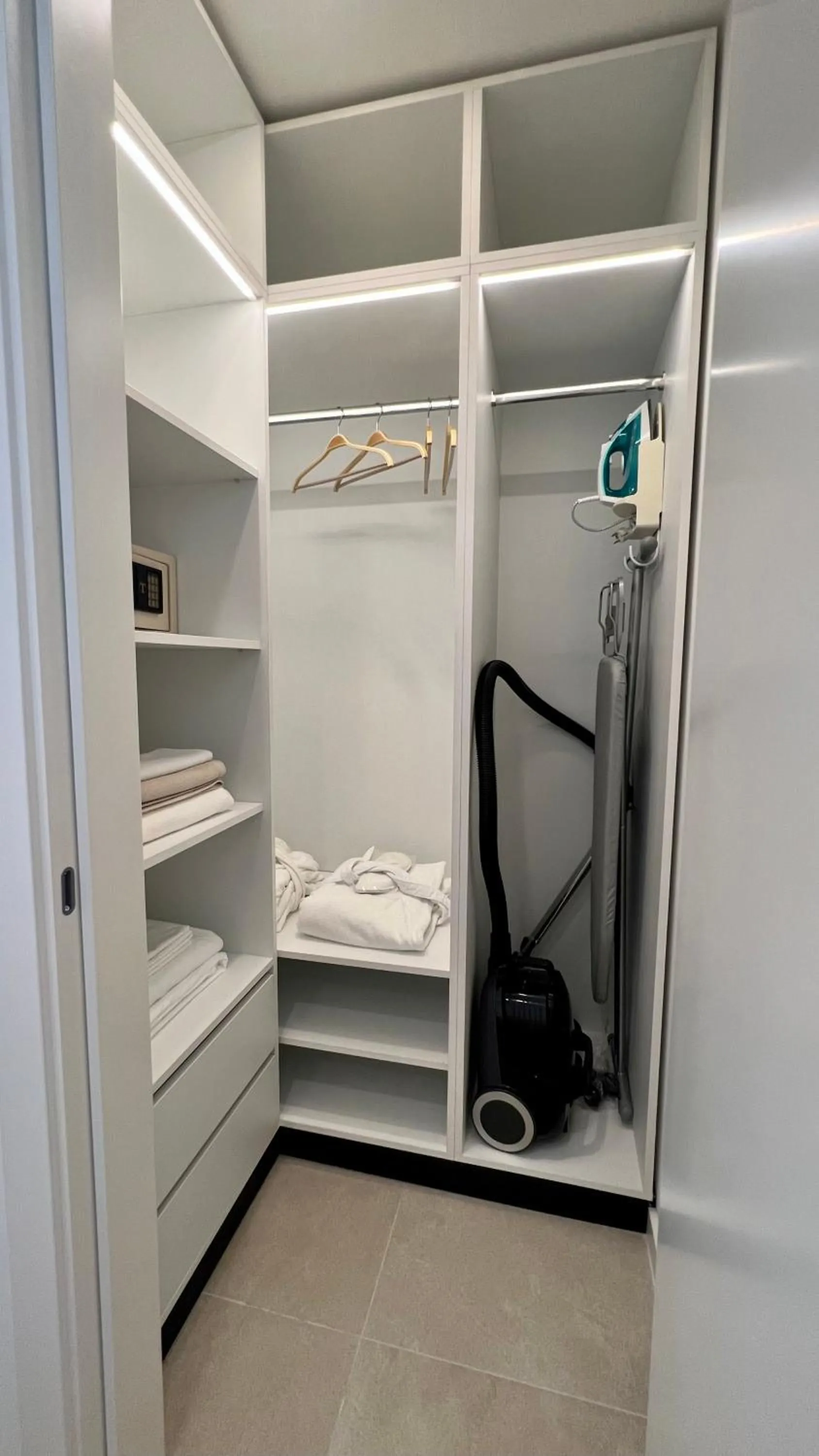wardrobe in Sunraf Luxe Apartments