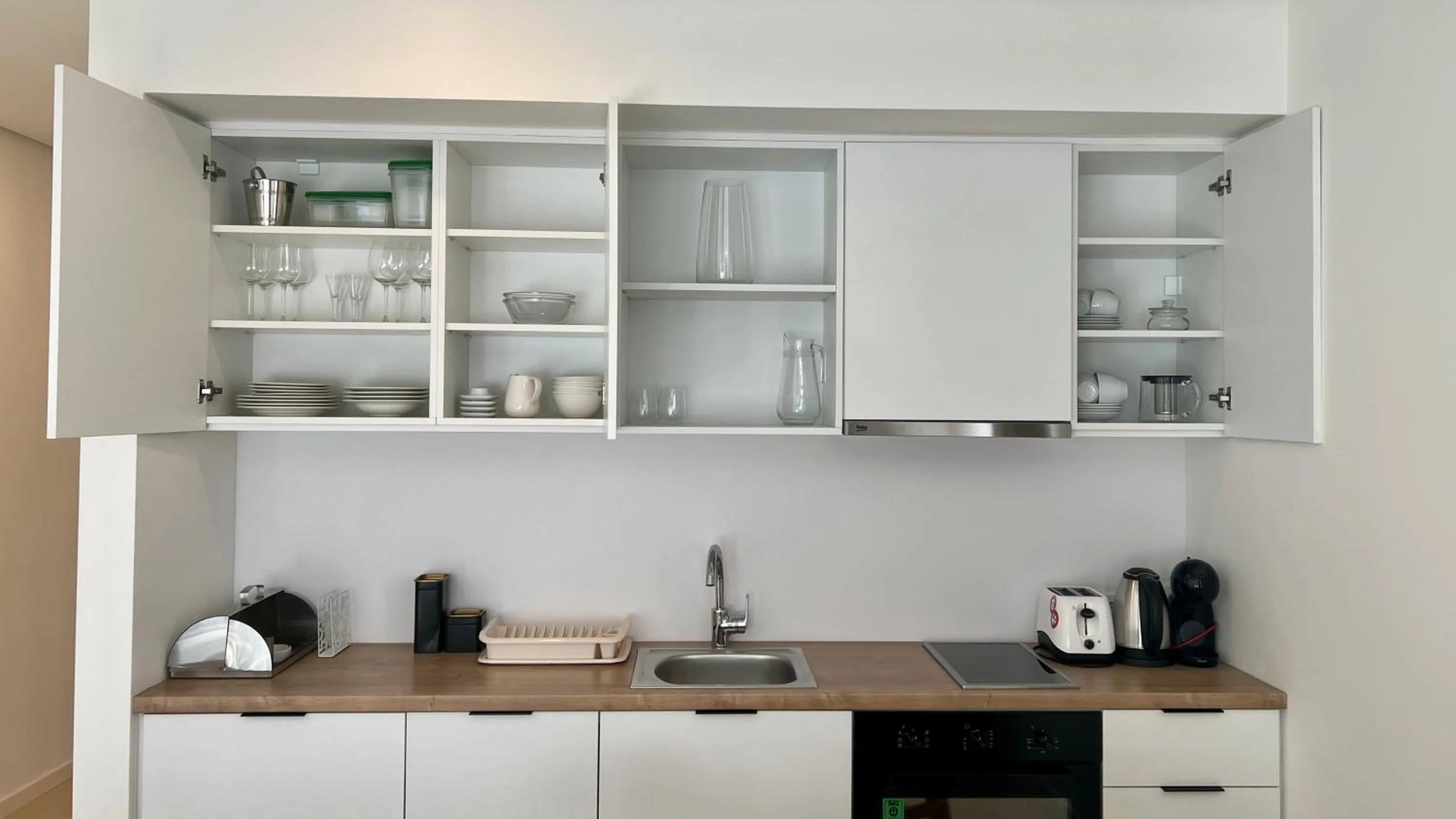 kitchen in Sunraf Luxe Apartments