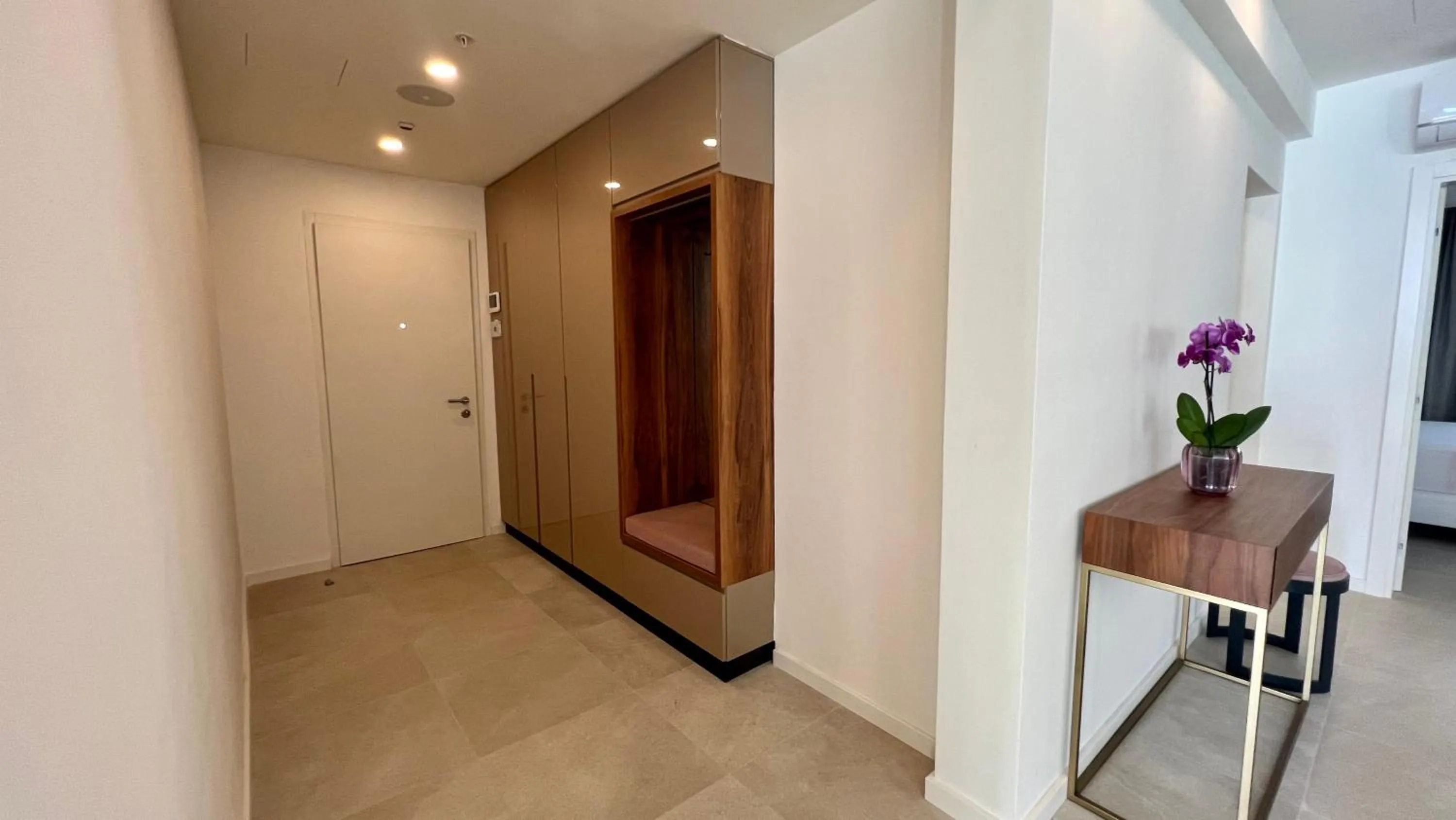 Seating area in Sunraf Luxe Apartments