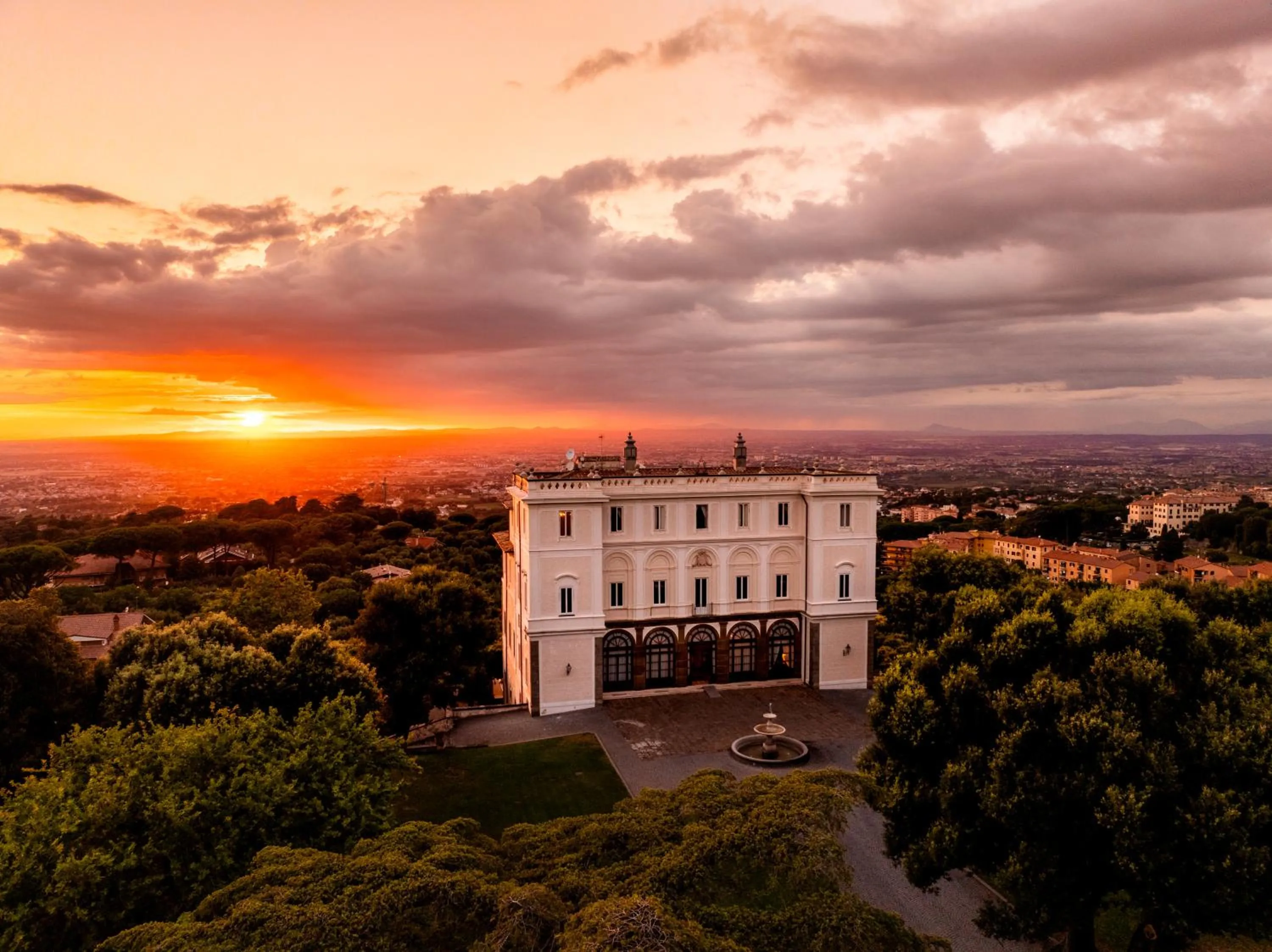 Bird's eye view in Park Hotel Villa Grazioli