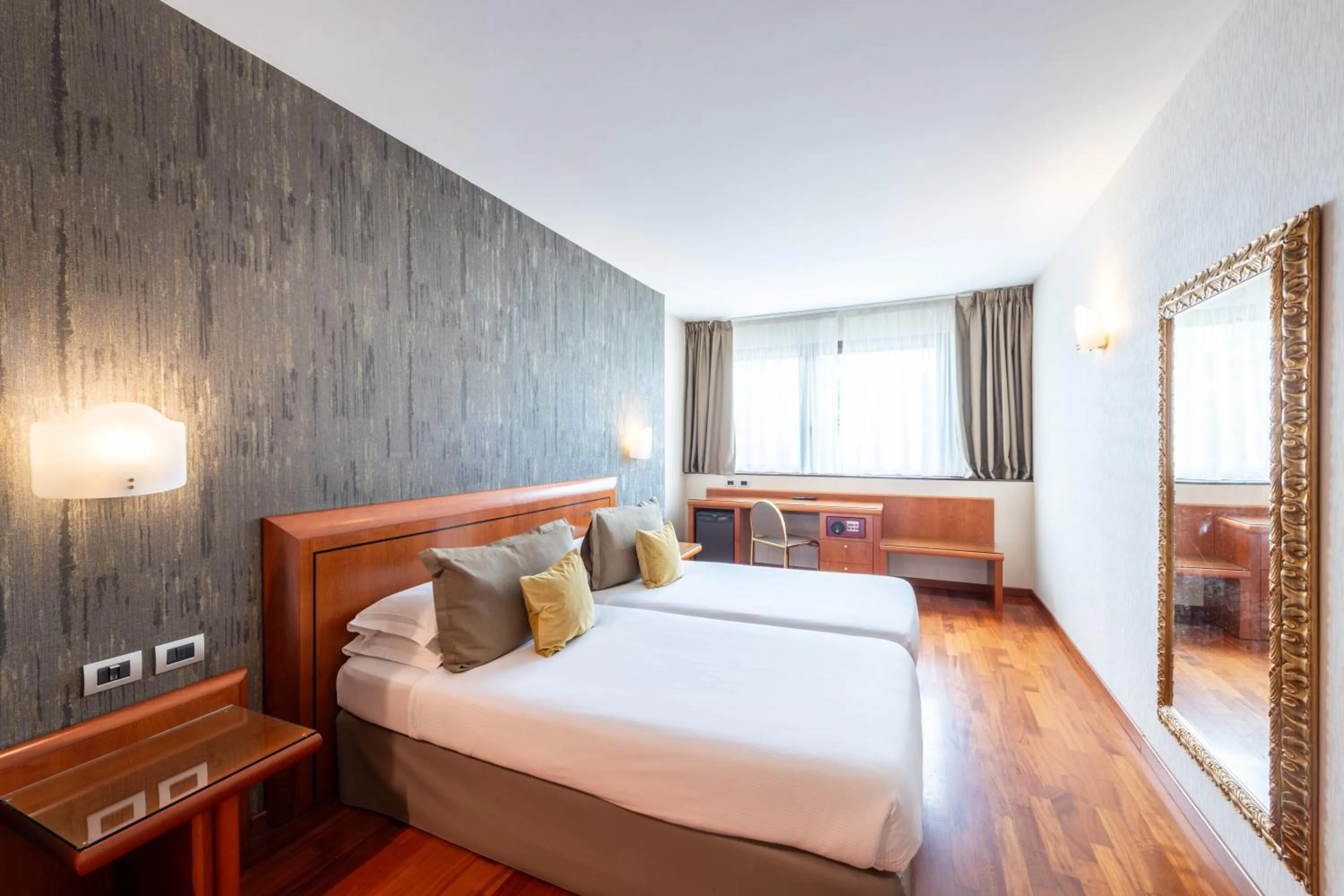 Bed in Hotel Palace Verona