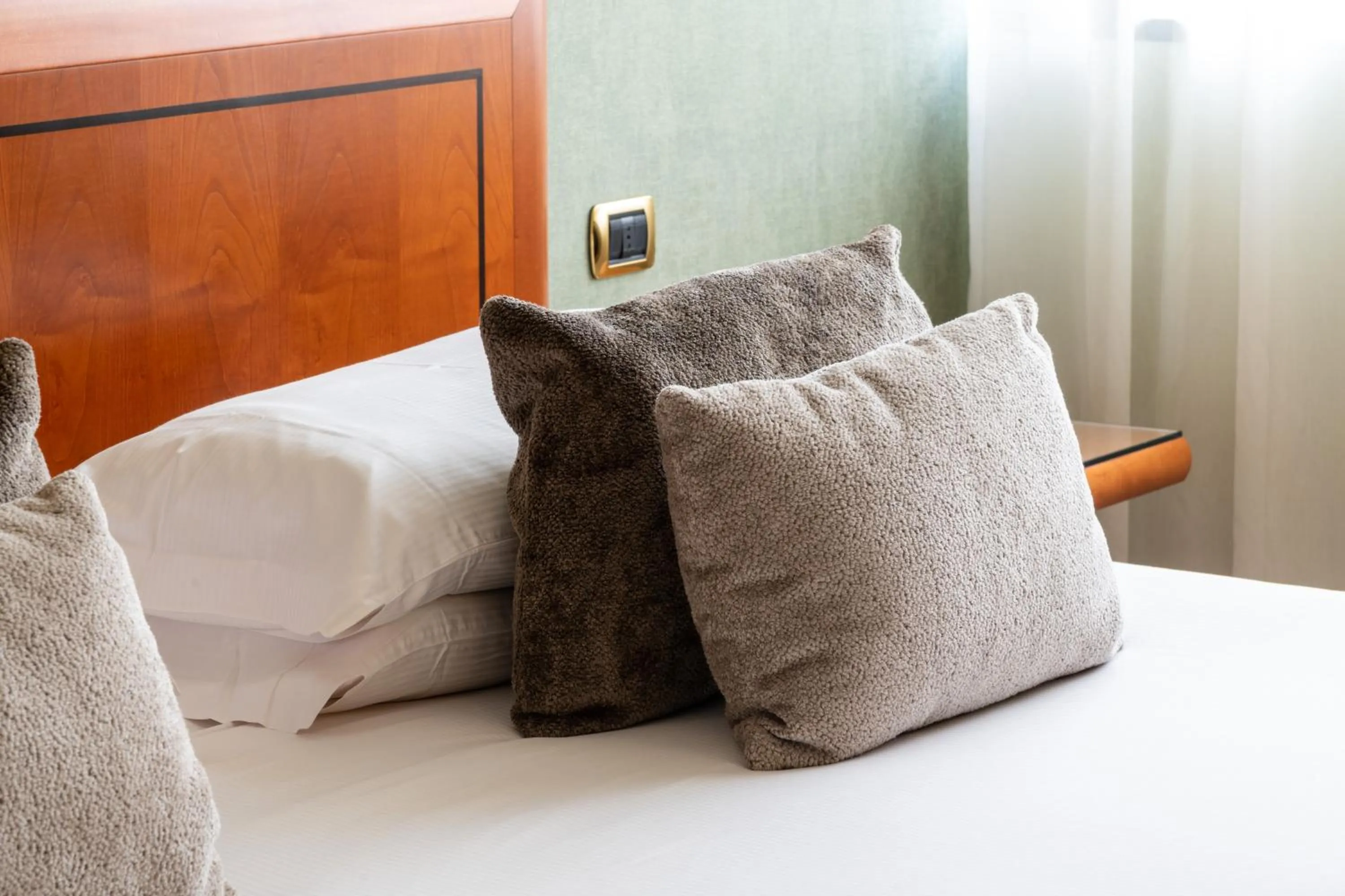 Bed in Hotel Palace Verona