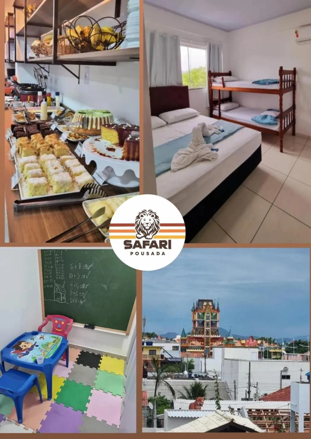 Food and drinks, Bed in Pousada Safari