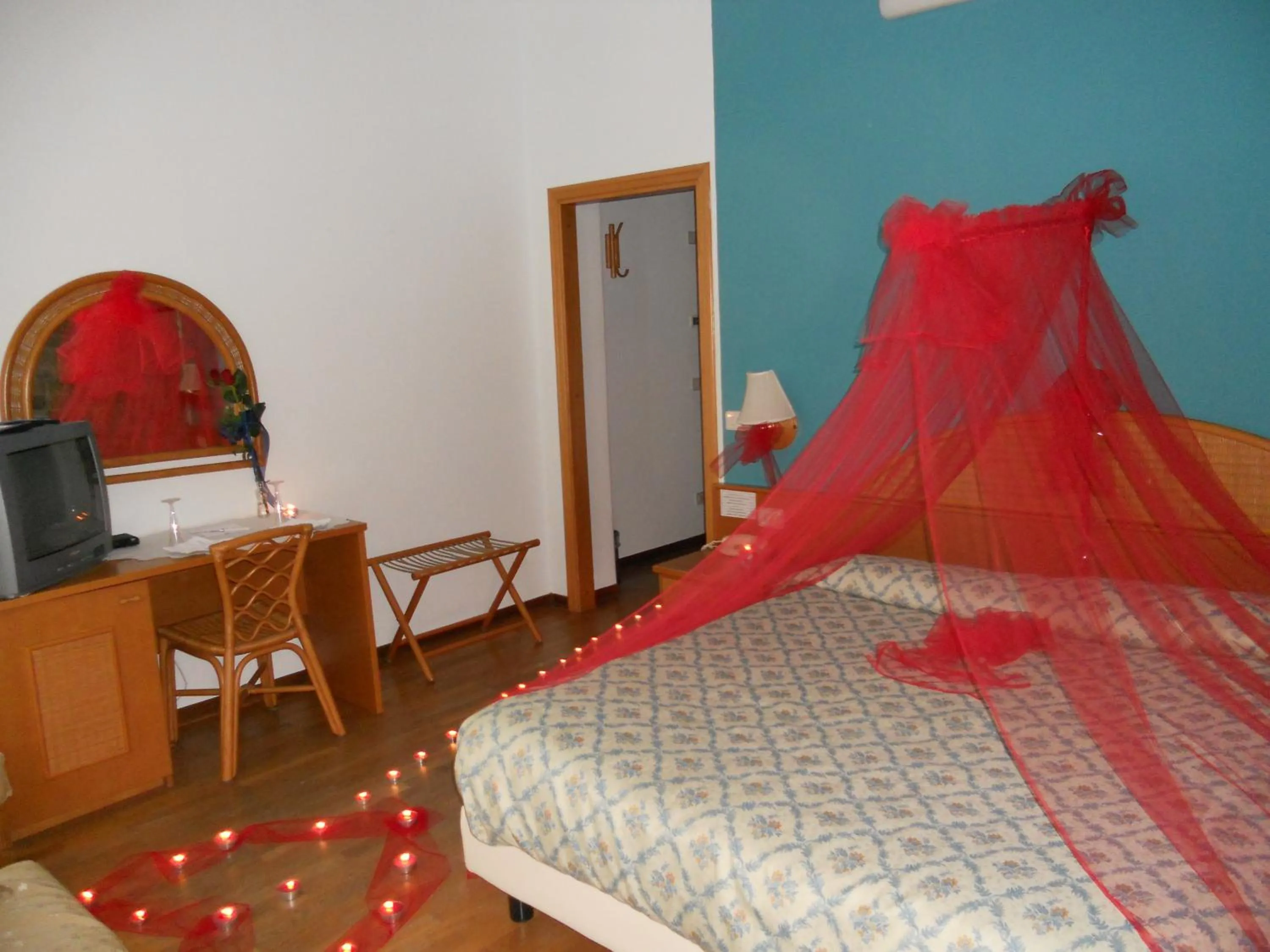 Bed in Hotel Cavalieri