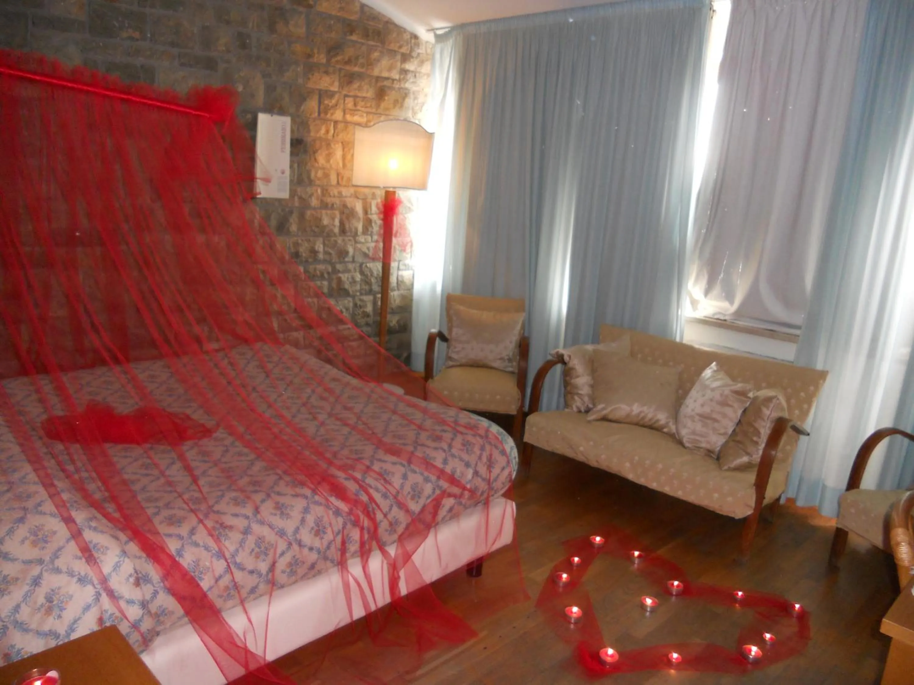 Bed in Hotel Cavalieri