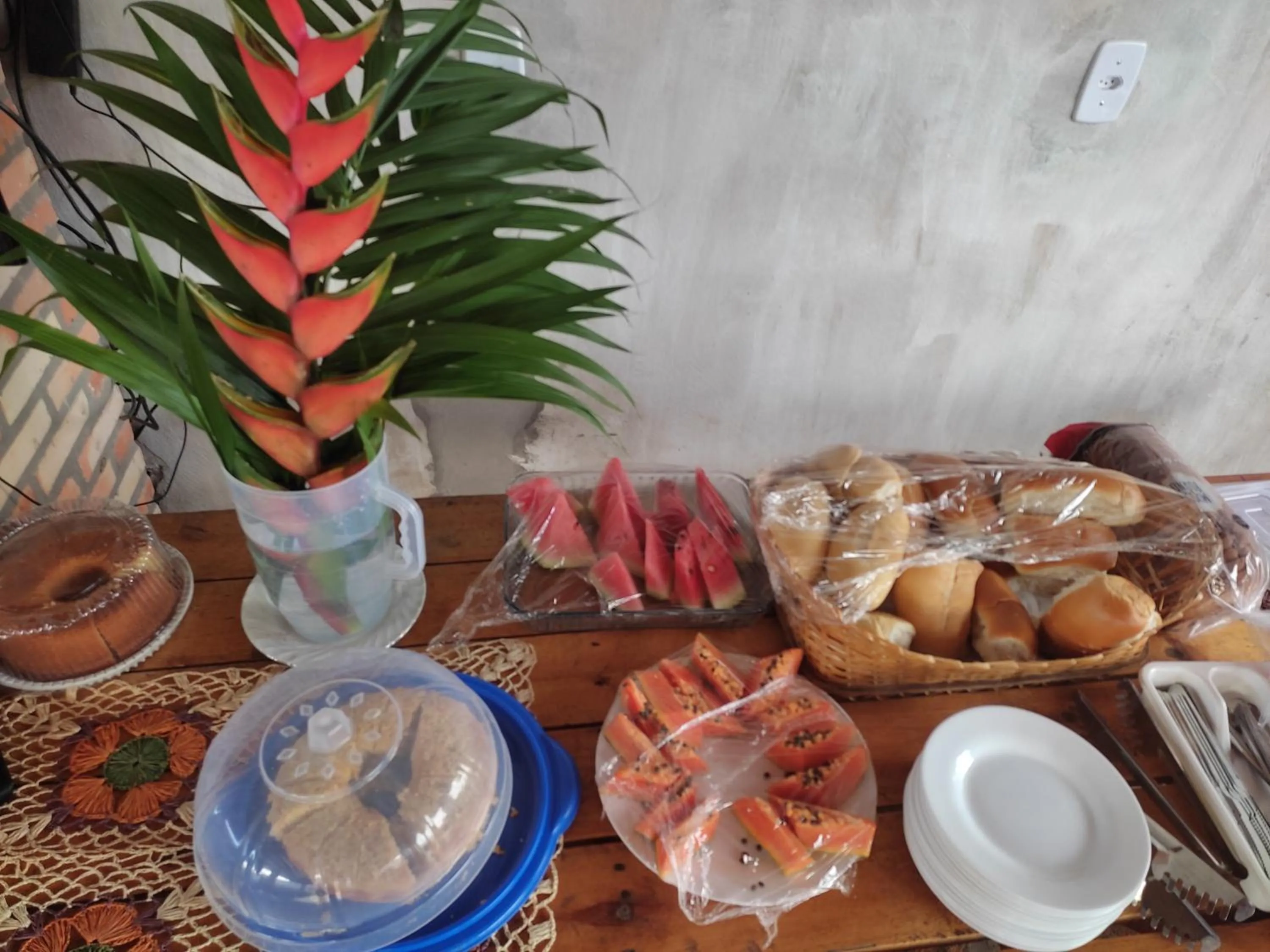 Breakfast in Pousada RIOSTOUR