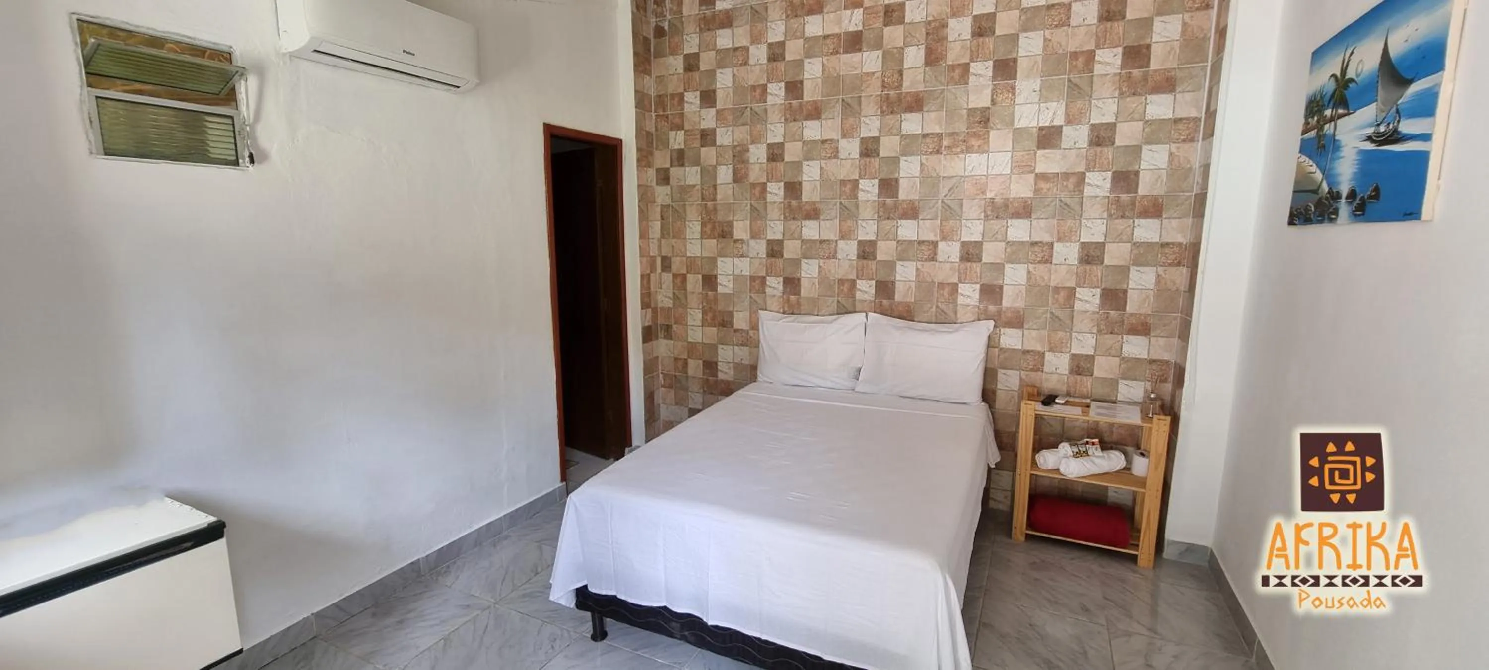 Bedroom, Bed in Pousada Afrika