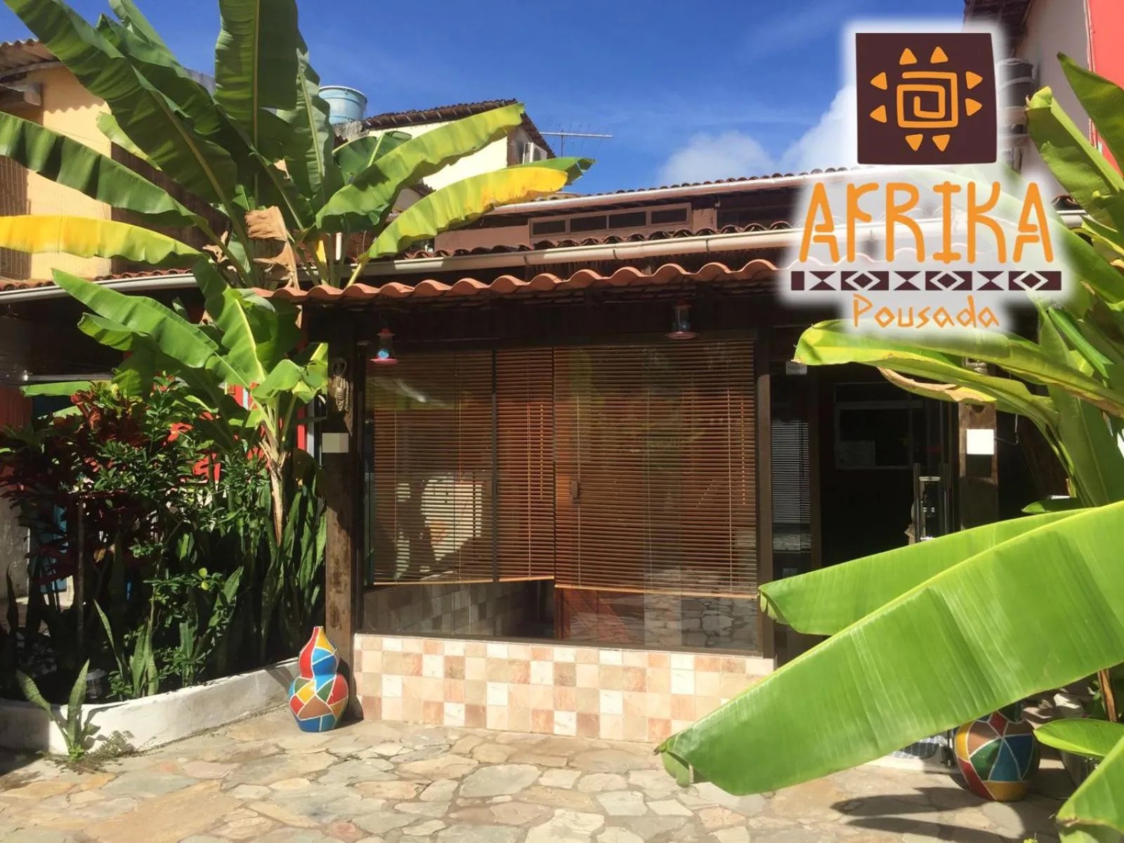 Lobby or reception in Pousada Afrika