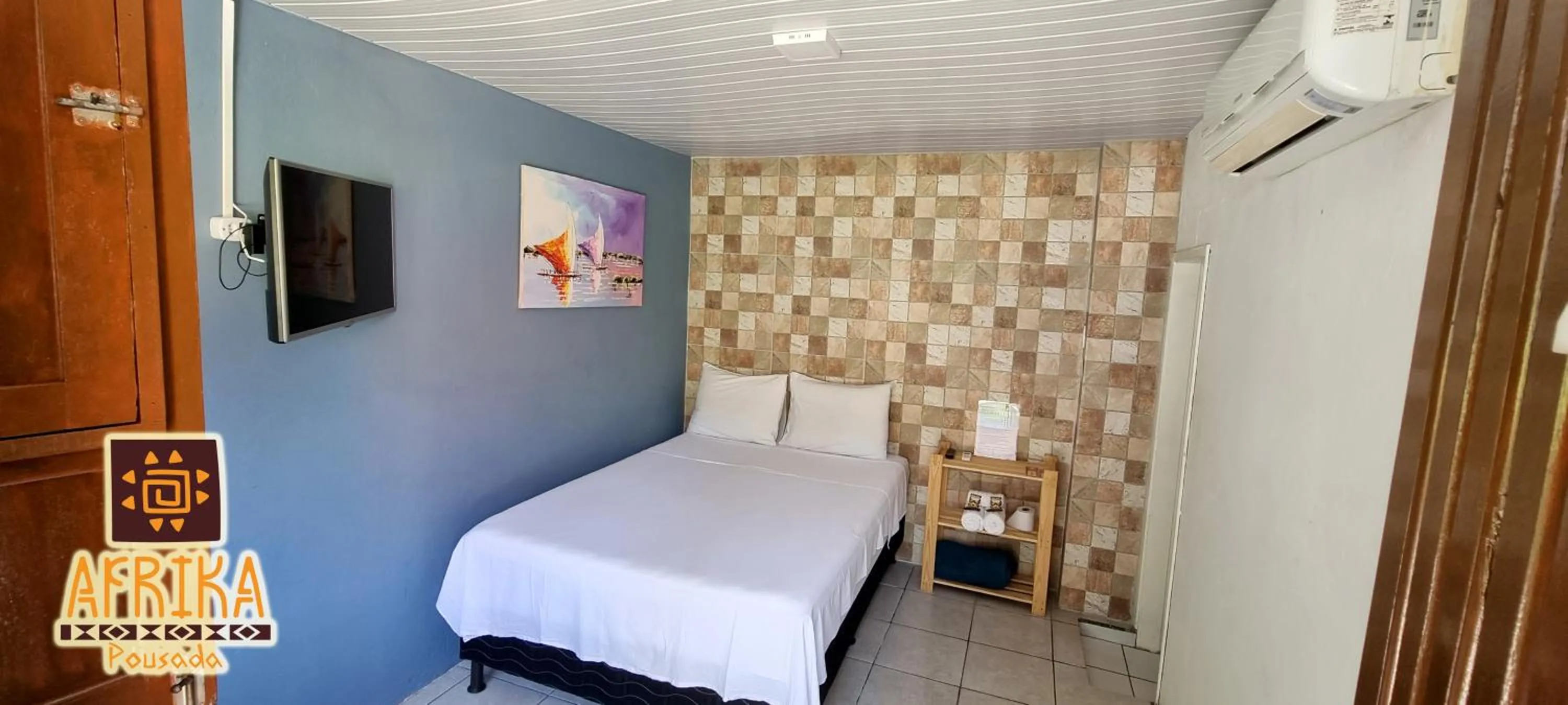 Bedroom, Bed in Pousada Afrika