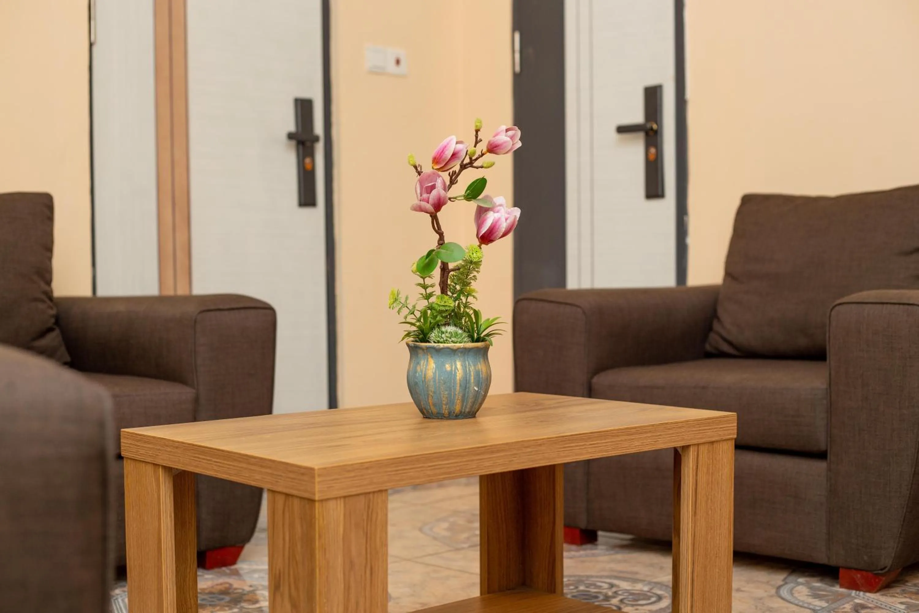 Living room in High Level Apartment