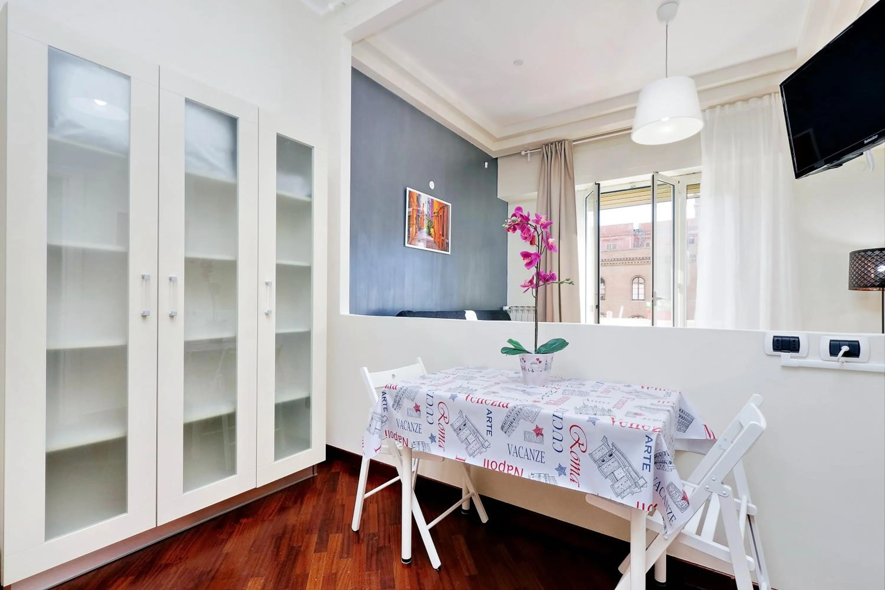 Kitchen or kitchenette in Alloggio Re Di Roma