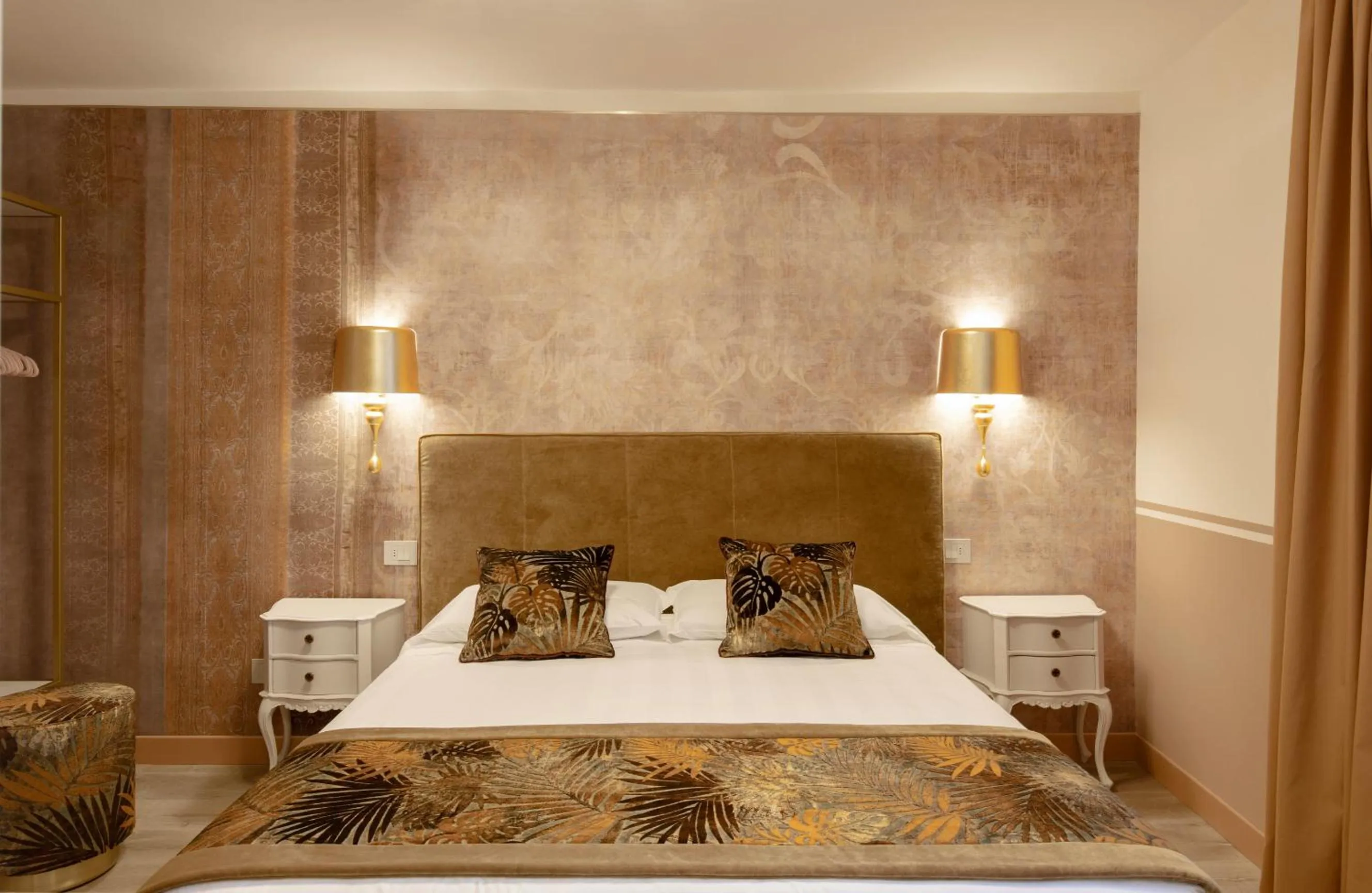 Bed in Hotel Principe