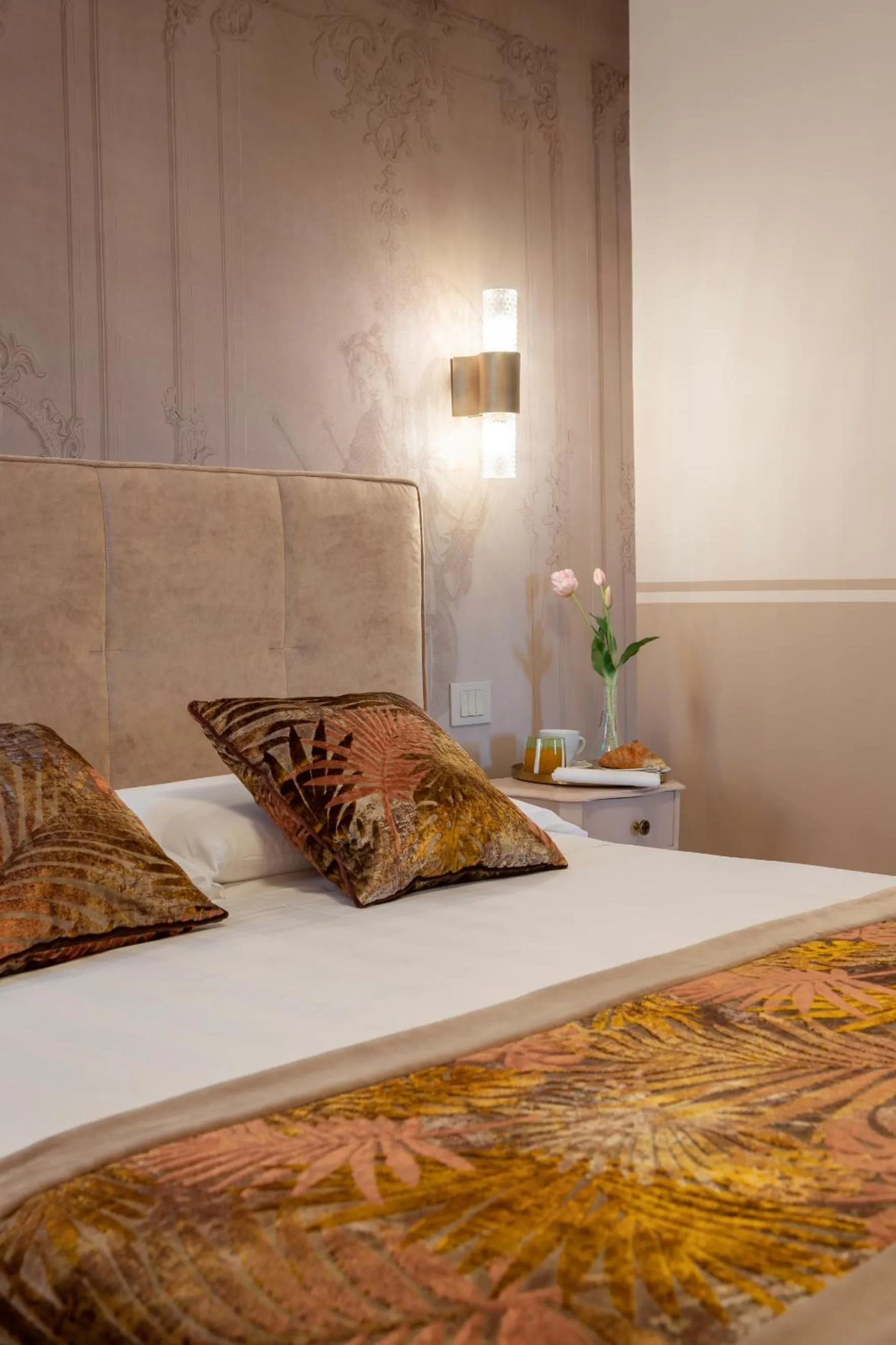 Bed in Hotel Principe