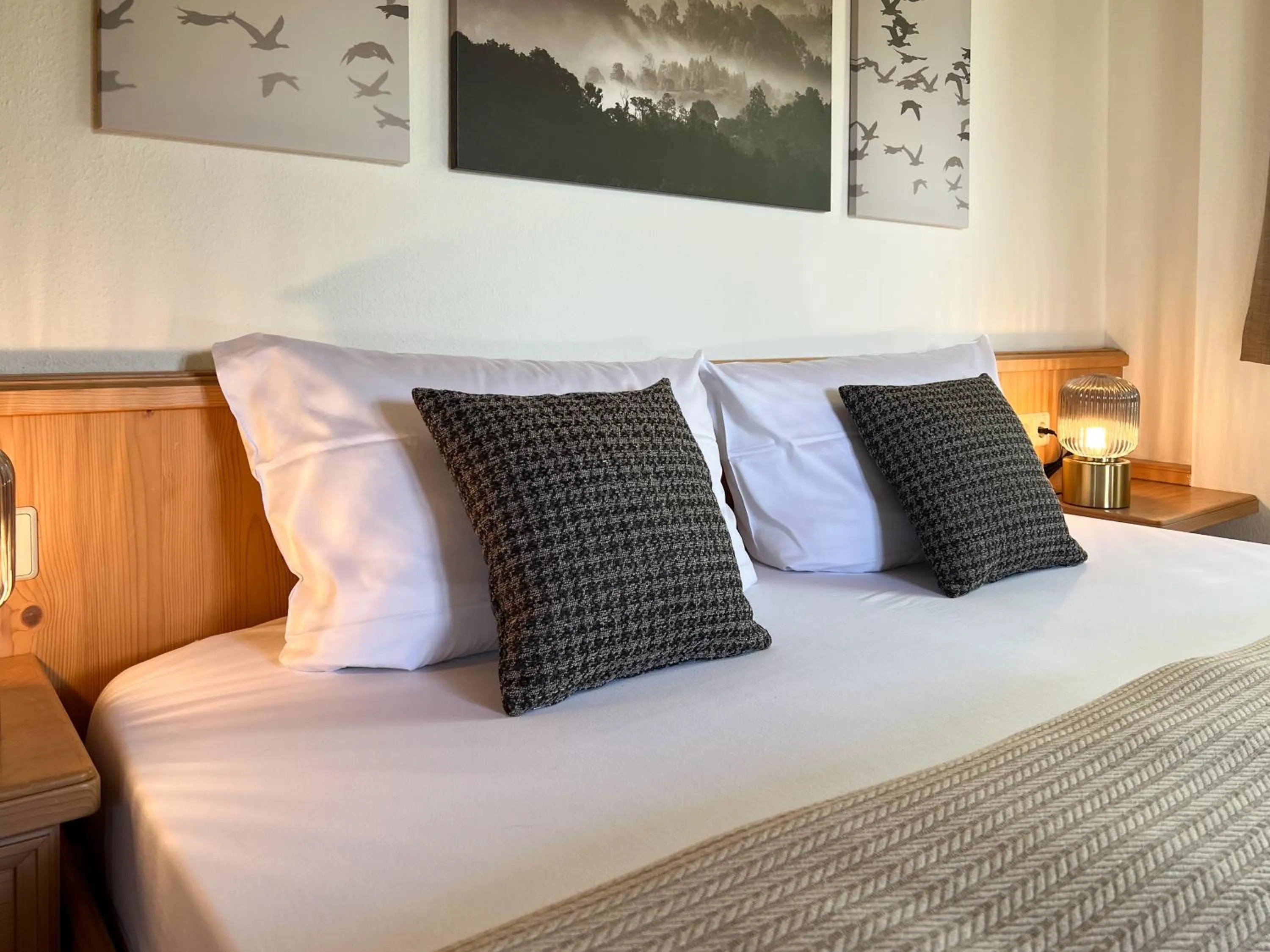 Bed in Schwarzwald Apartments im Haus Tanneck - Feldberg - Titisee