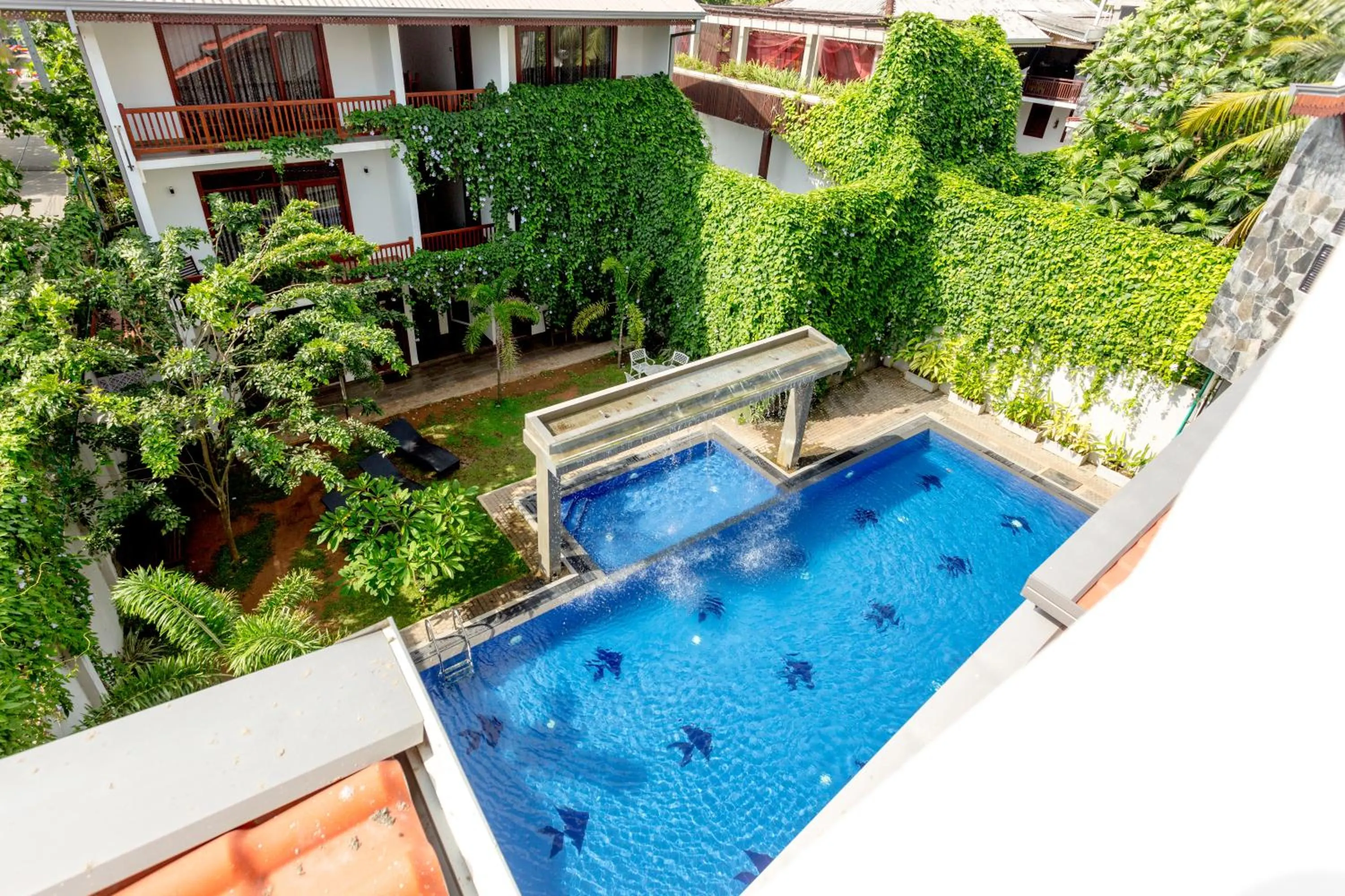 Swimming pool in Polhena Grand Resort & Banquet