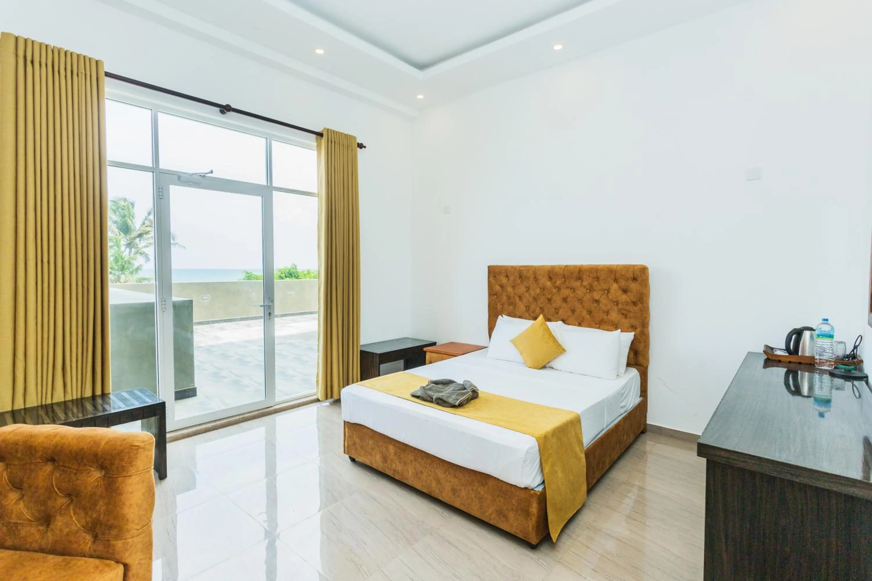 Bedroom, Bed in Polhena Grand Resort & Banquet
