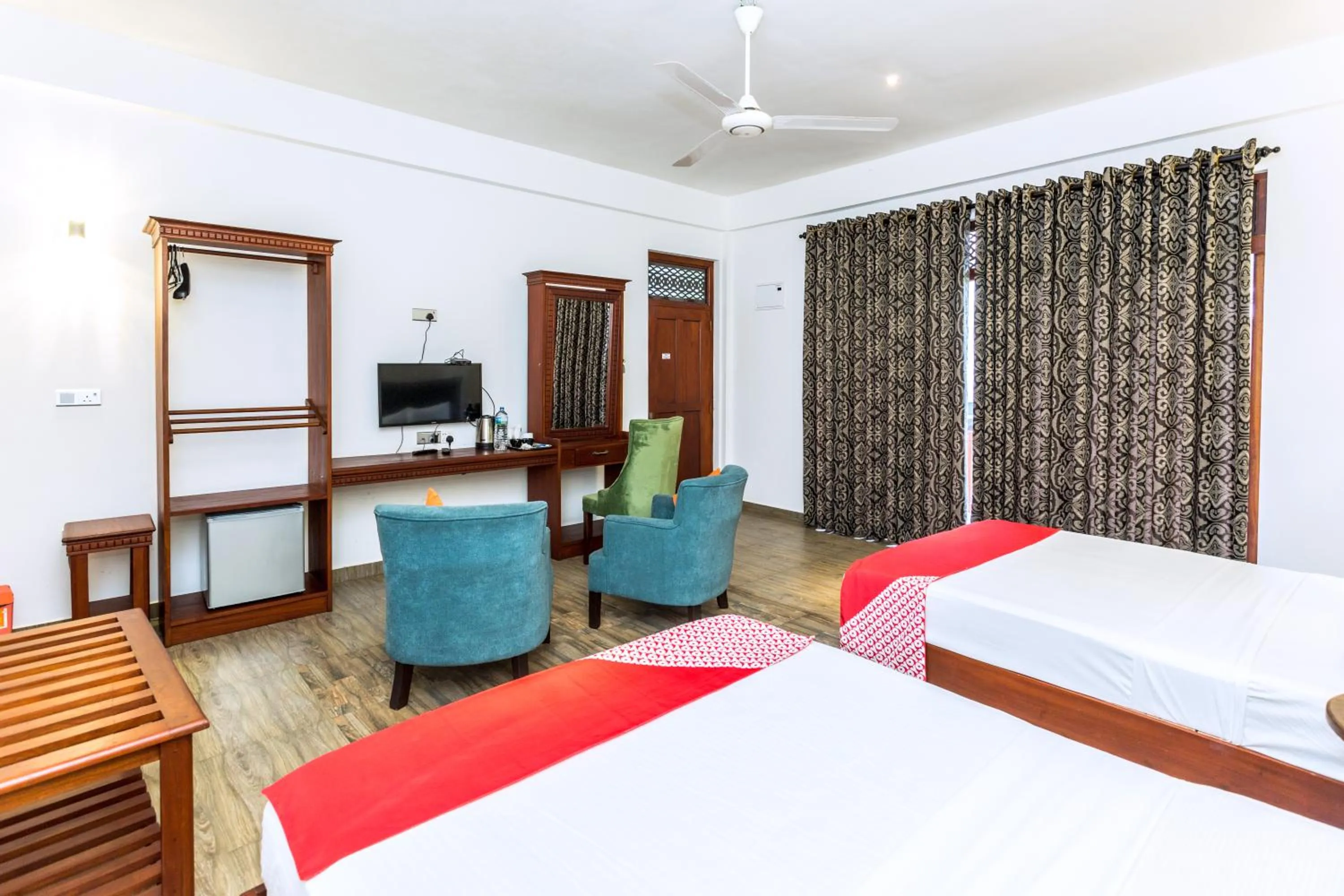 Bedroom, Bed in Polhena Grand Resort & Banquet