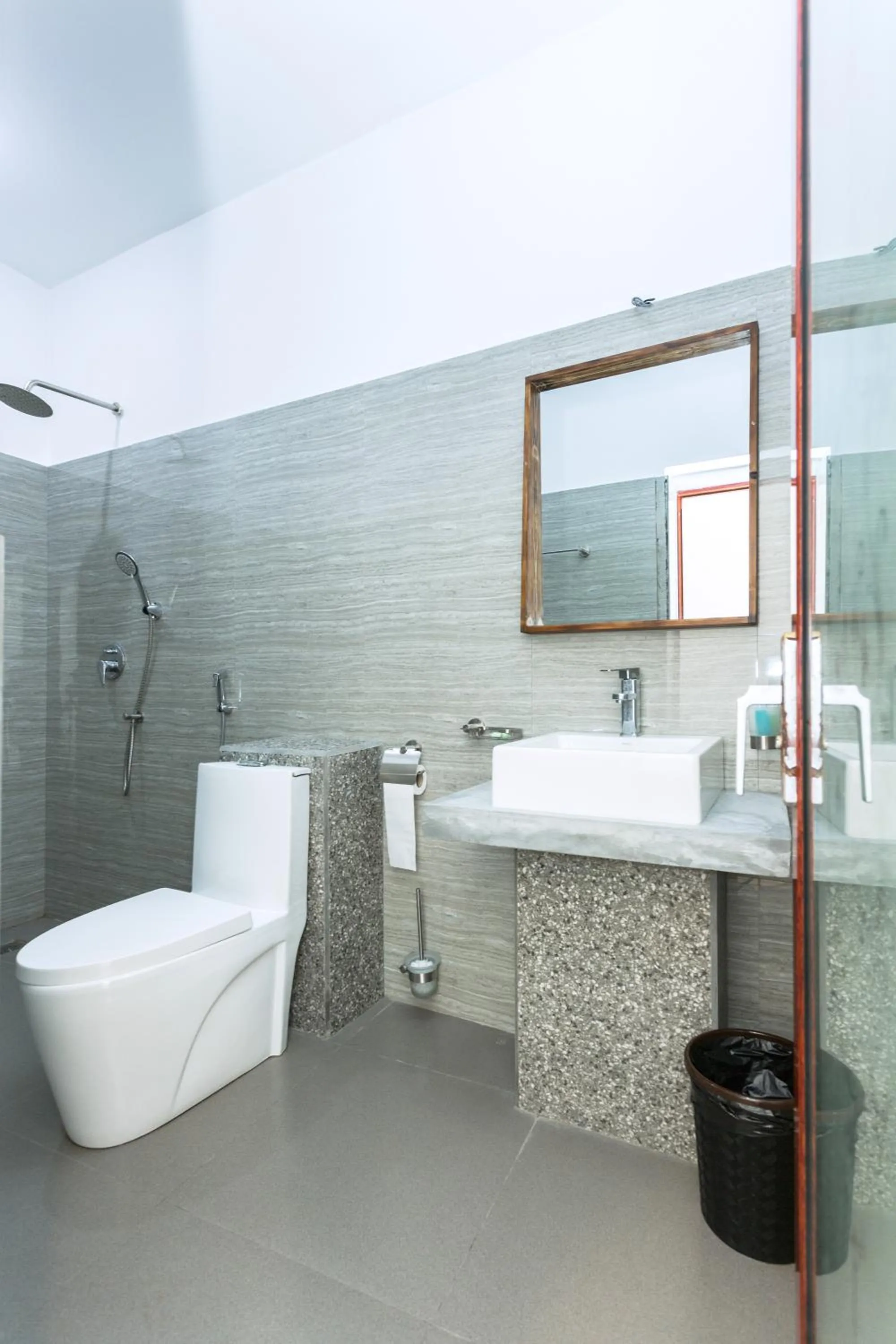 Toilet in Polhena Grand Resort & Banquet