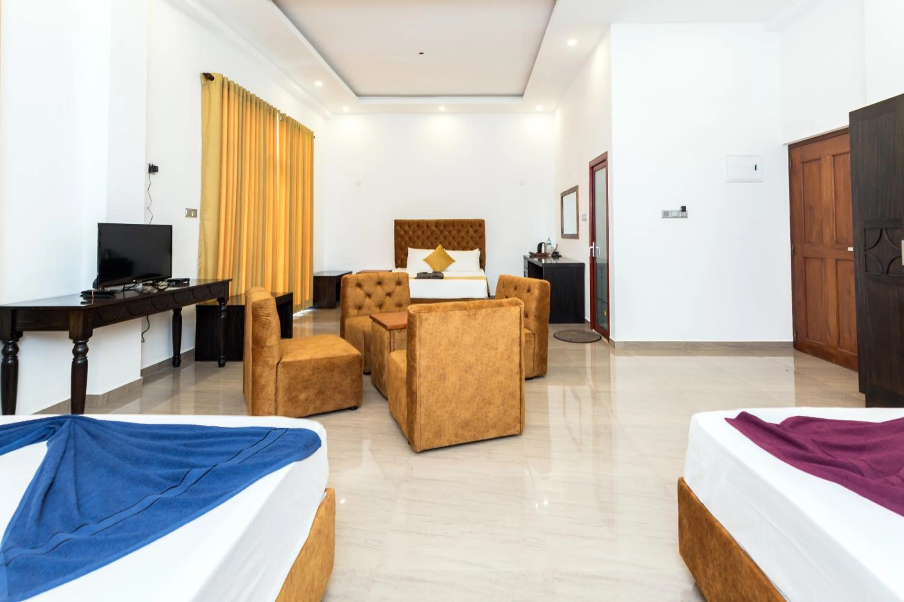 Bedroom, Bed in Polhena Grand Resort & Banquet