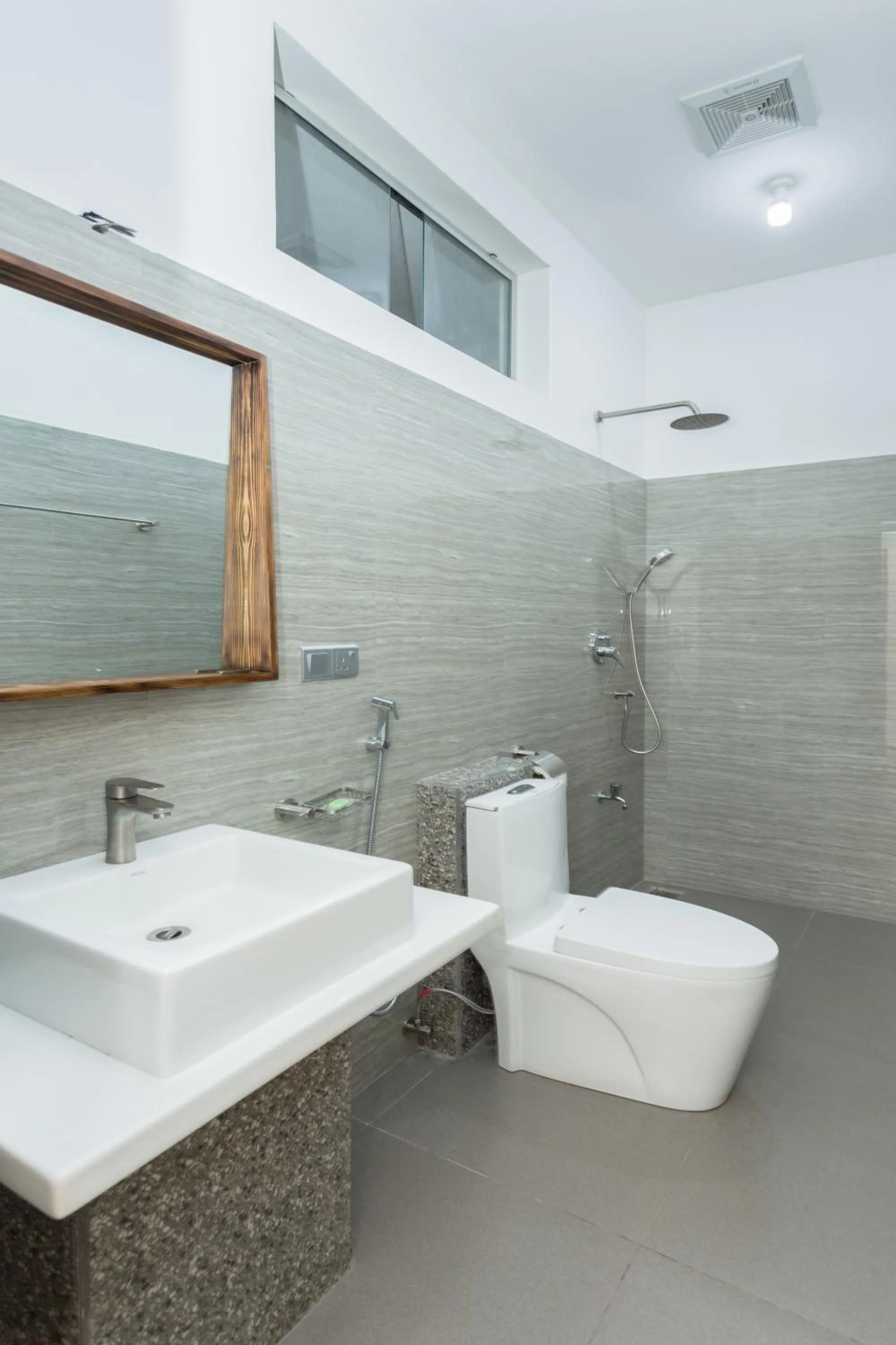 Toilet in Polhena Grand Resort & Banquet