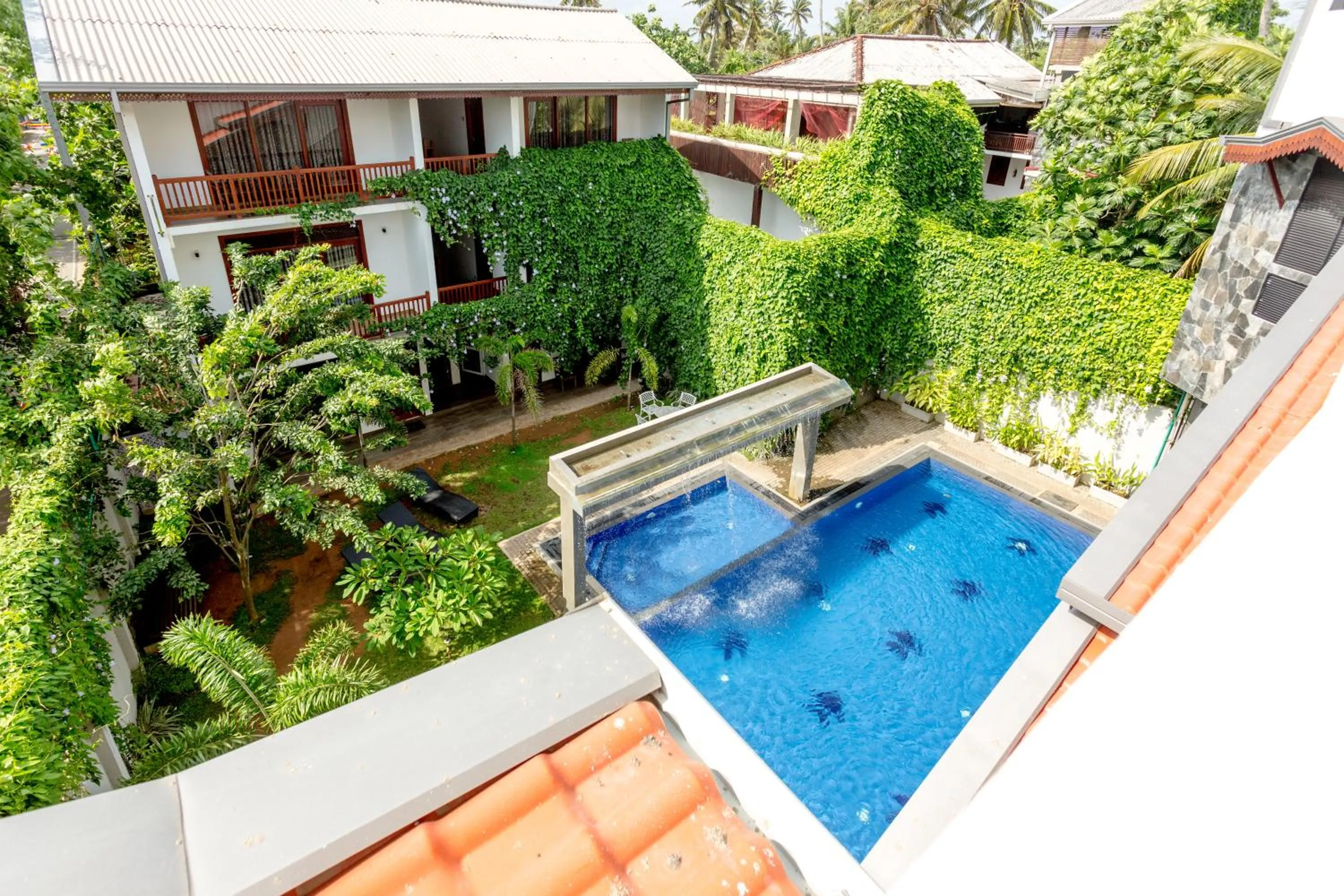 Swimming pool in Polhena Grand Resort & Banquet