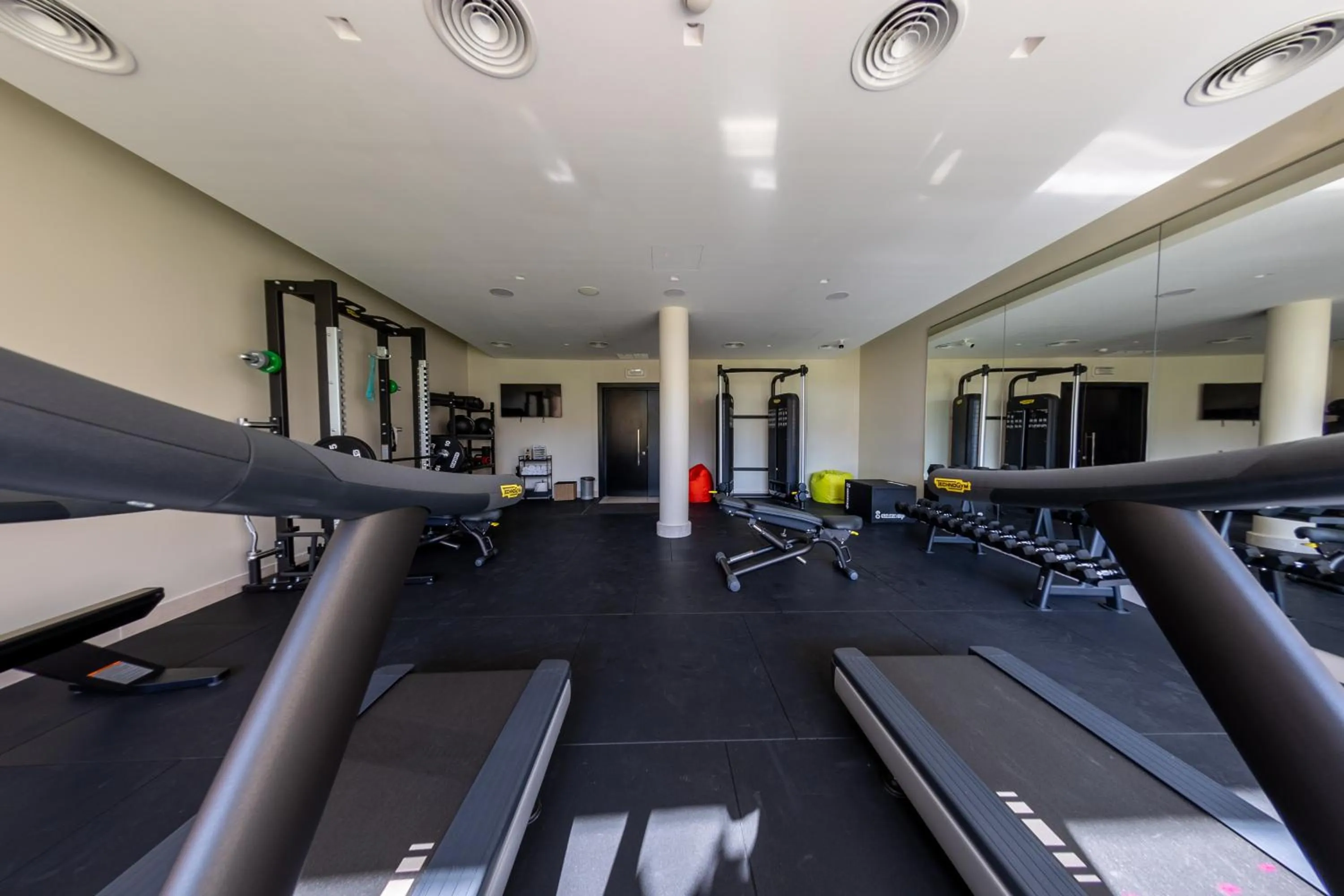 Fitness centre/facilities in Hotel Isola Sacra Rome Airport