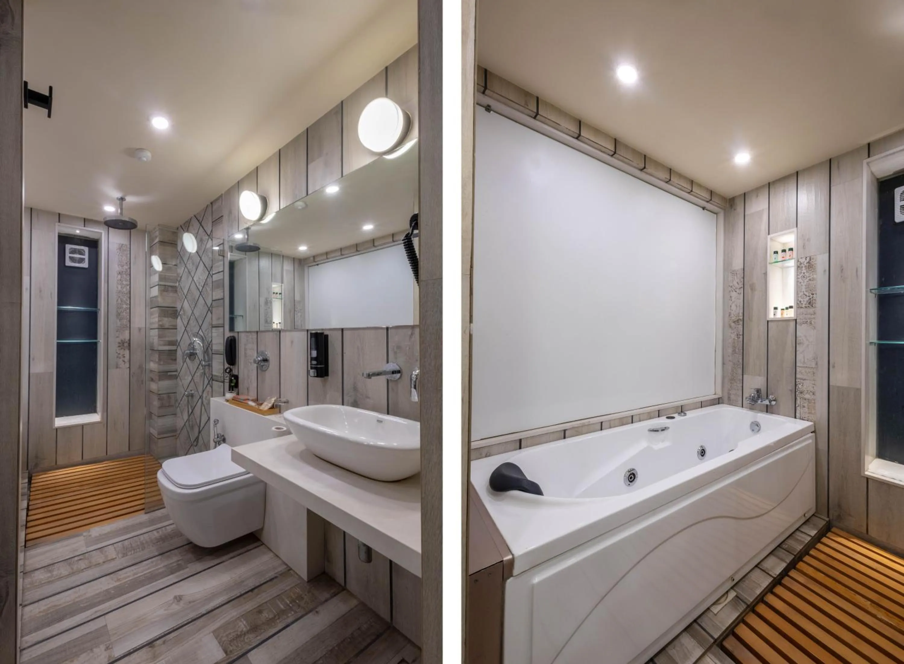 Shower in De Glance Hotel, Near Surat Railway Station