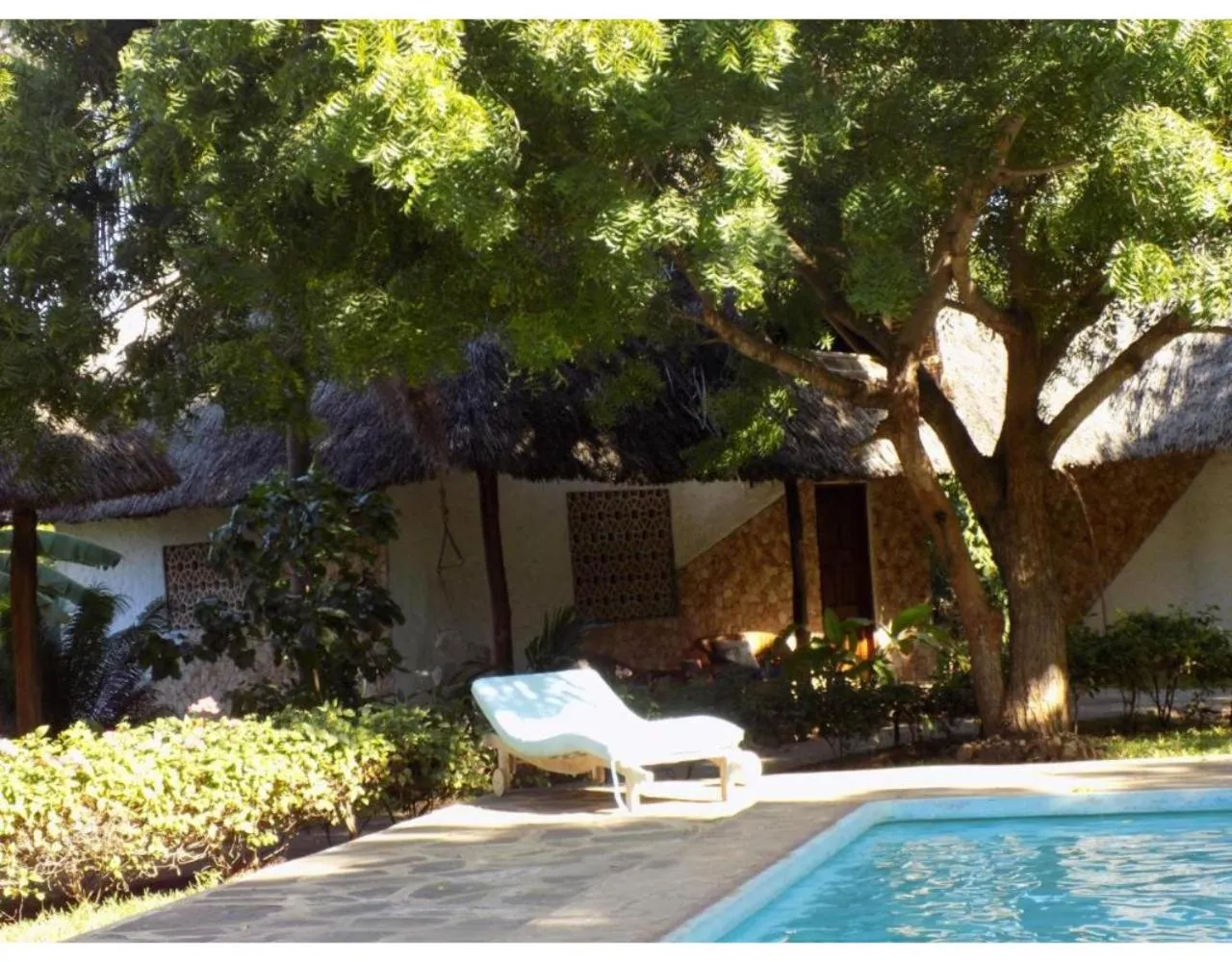 Pool view in Watamu Eco Villas