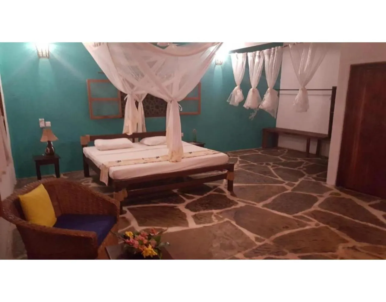 Bed in Watamu Eco Villas