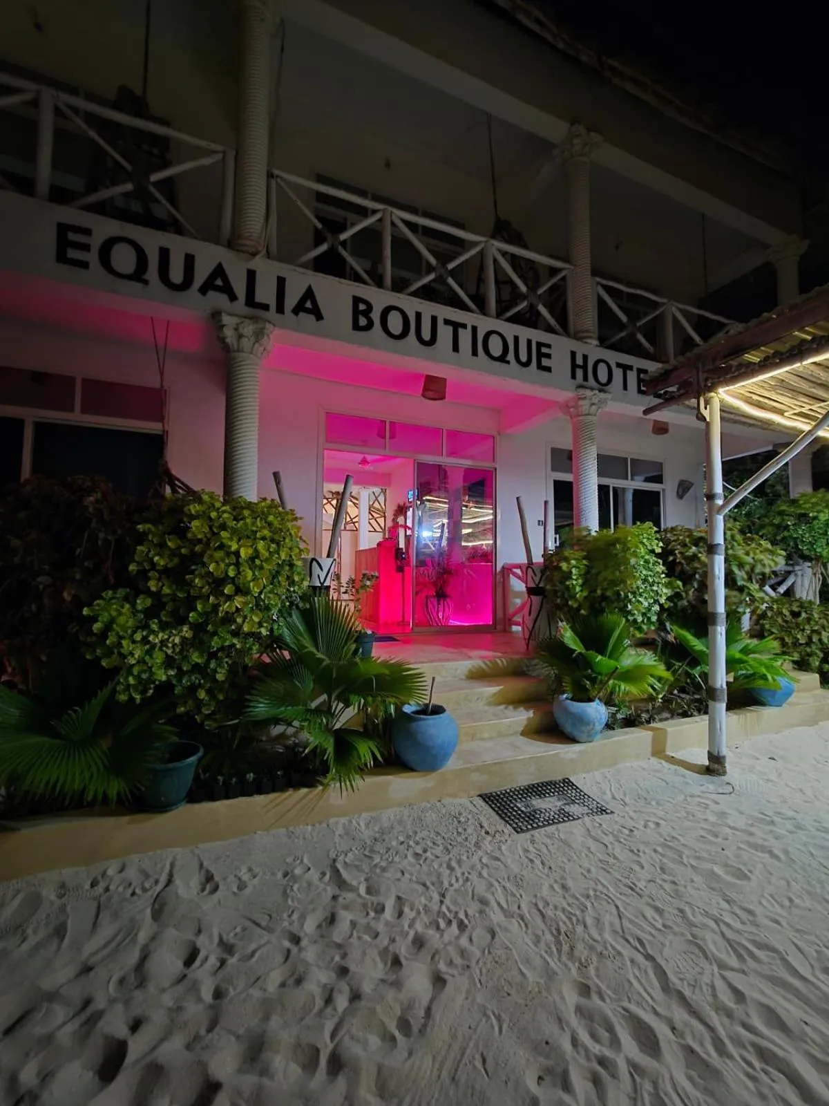 Property building in Equalia boutique hotel