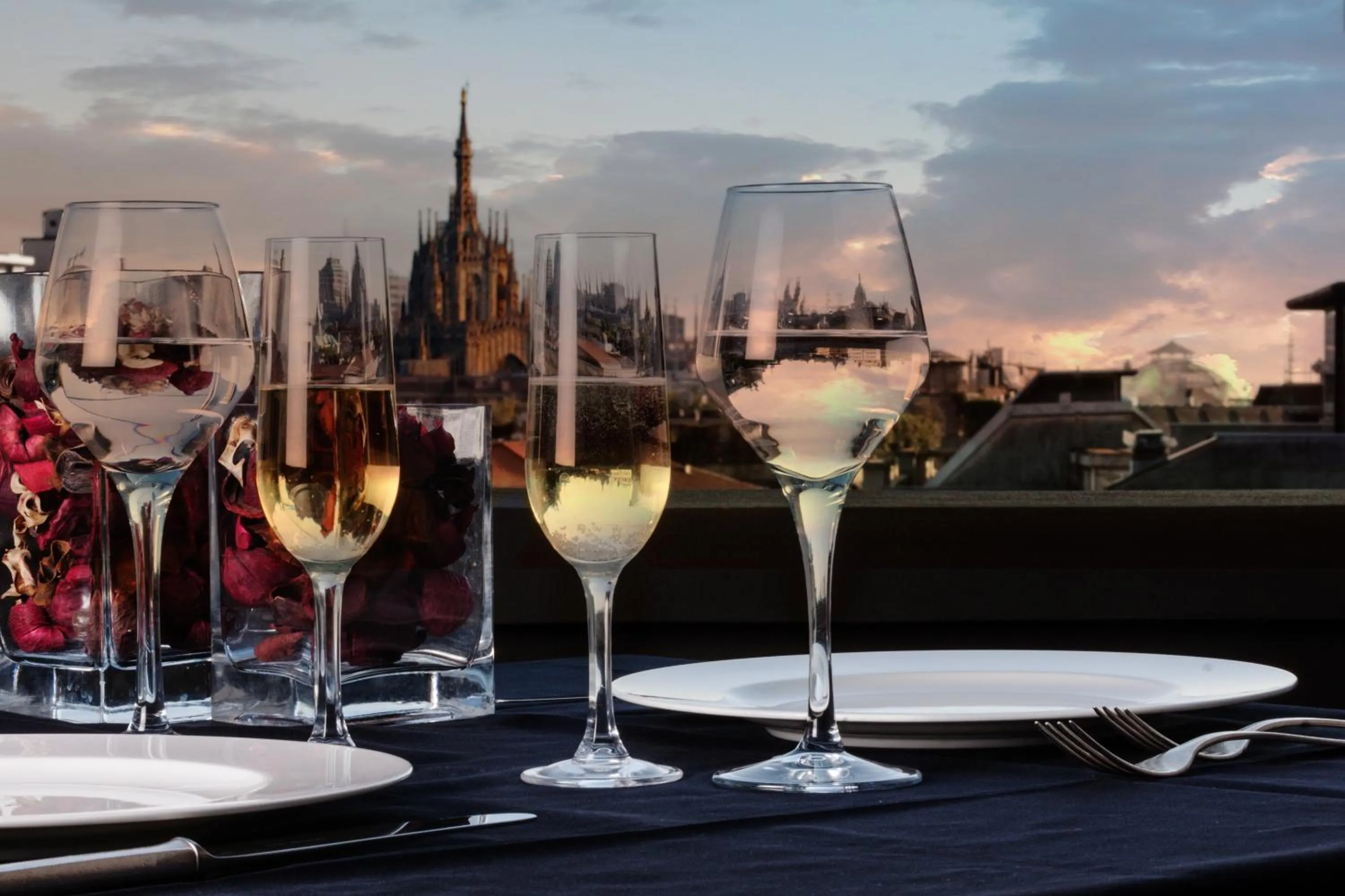 Bird's eye view in Hotel Manin