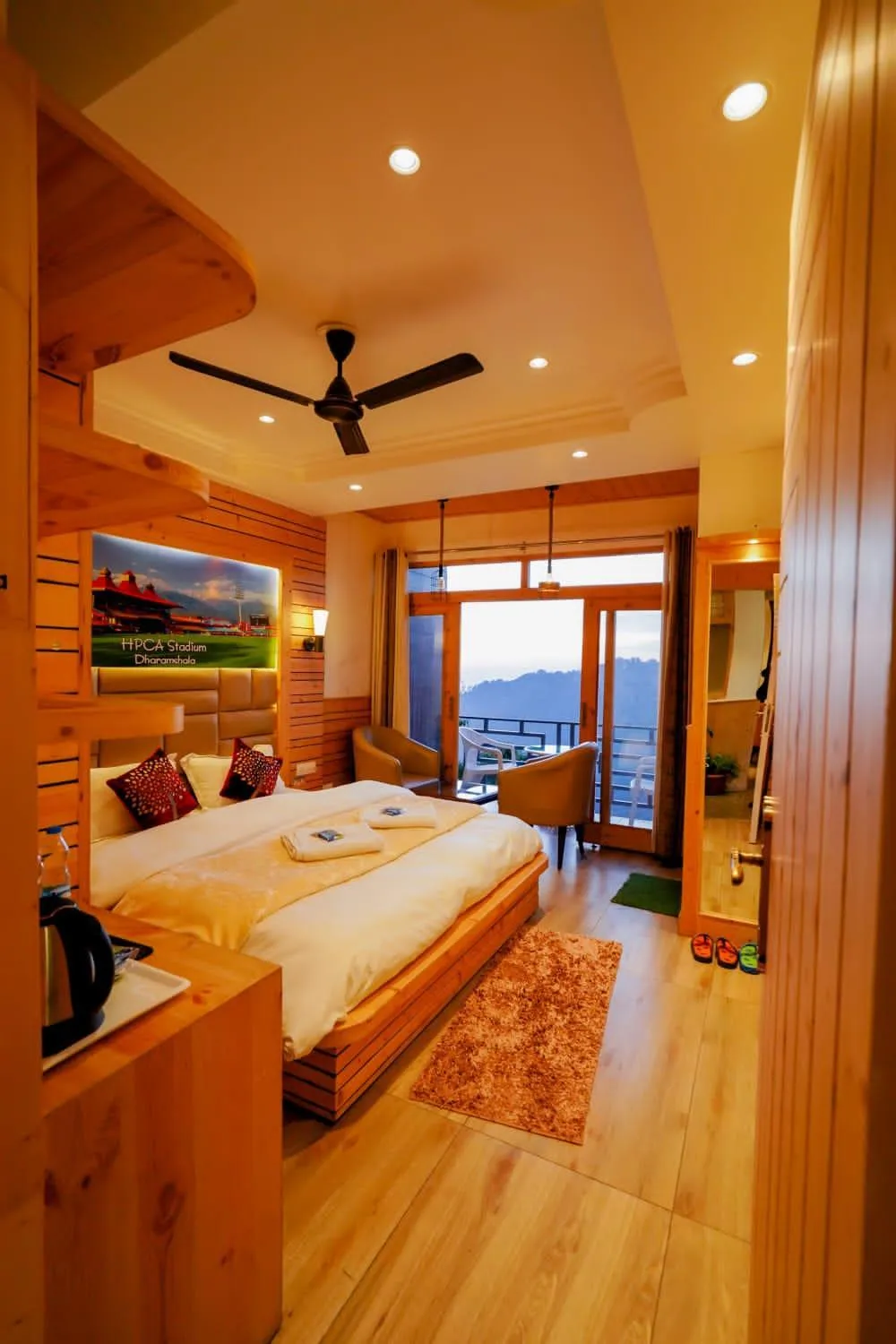 Double Room with Mountain View - single occupancy in Lord Krishna Boutique Stay