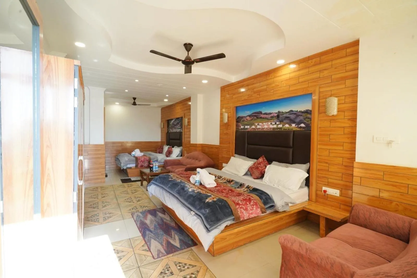 Family Room with Mountain View in Lord Krishna Boutique Stay