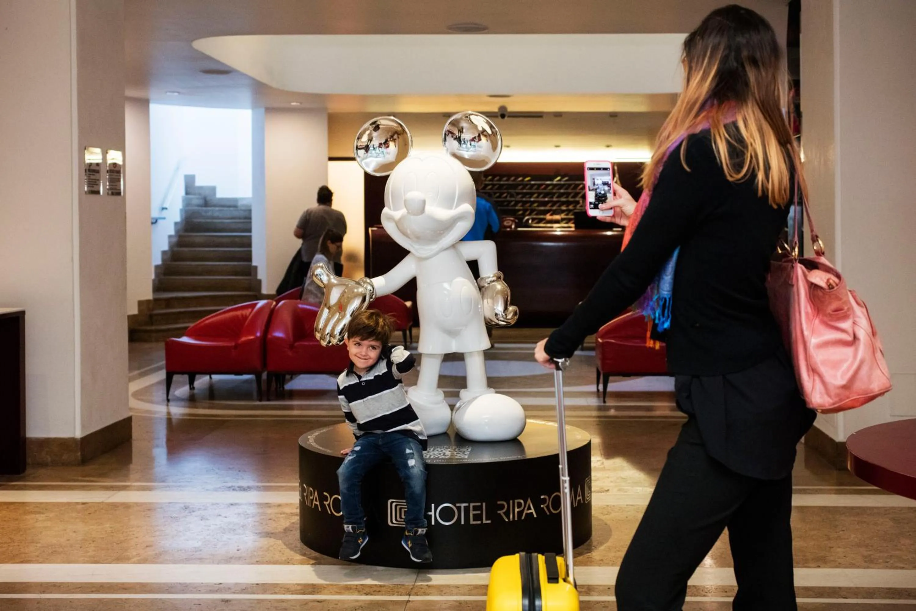 Lobby or reception in Hotel Ripa Roma