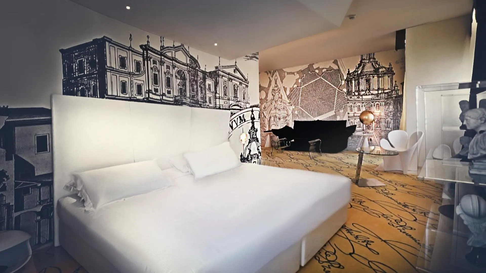 Bed in Hotel Ripa Roma