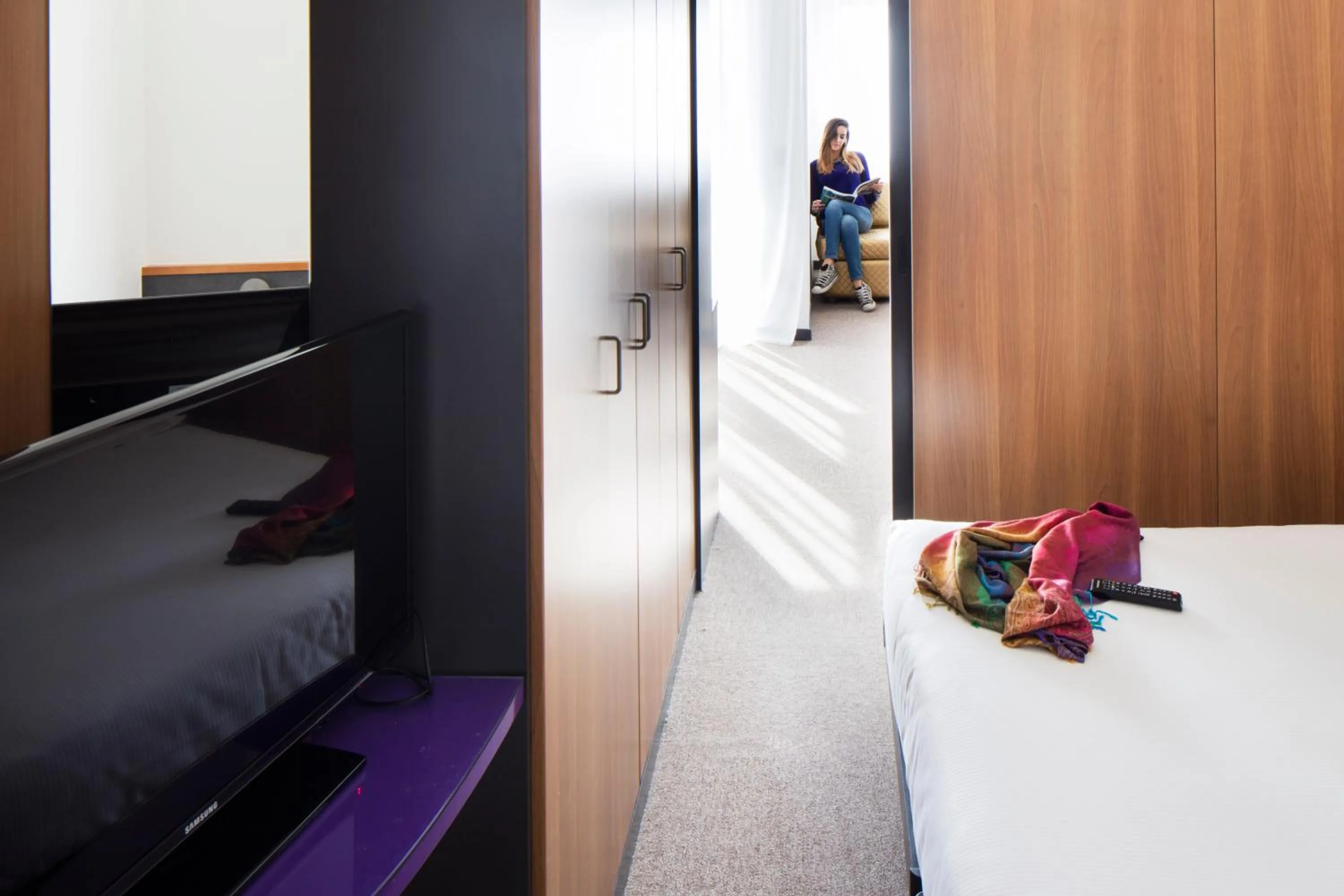 Bedroom, Bed in Hotel Ripa Roma