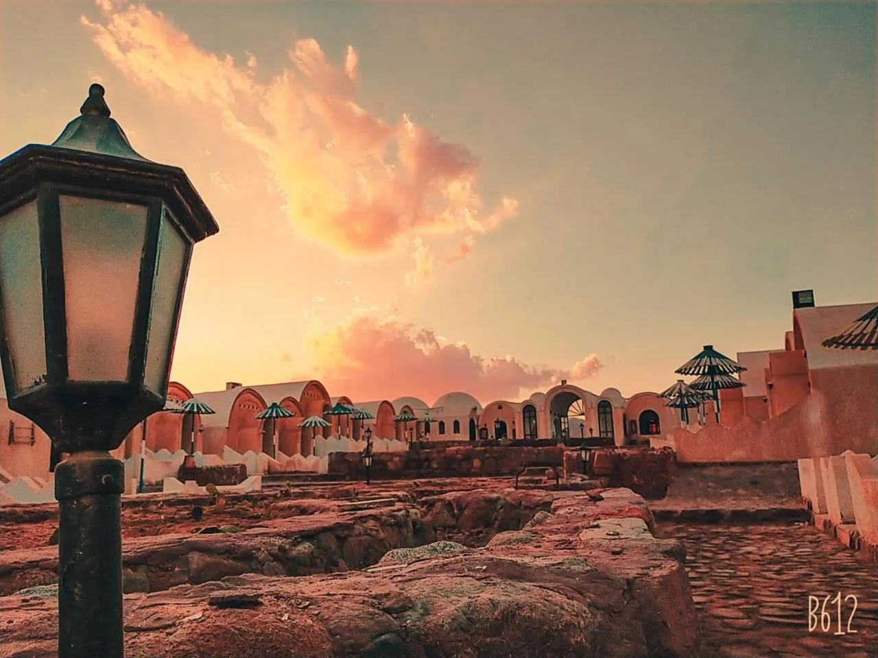 Sunset in Lagona Dahab Hotel