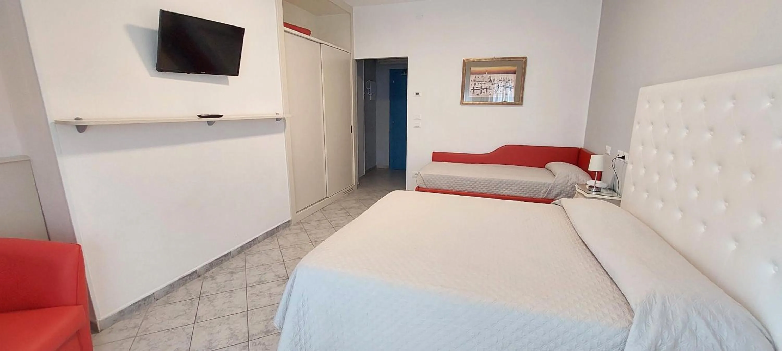 Bed in Hotel Viña del Mar Pineta